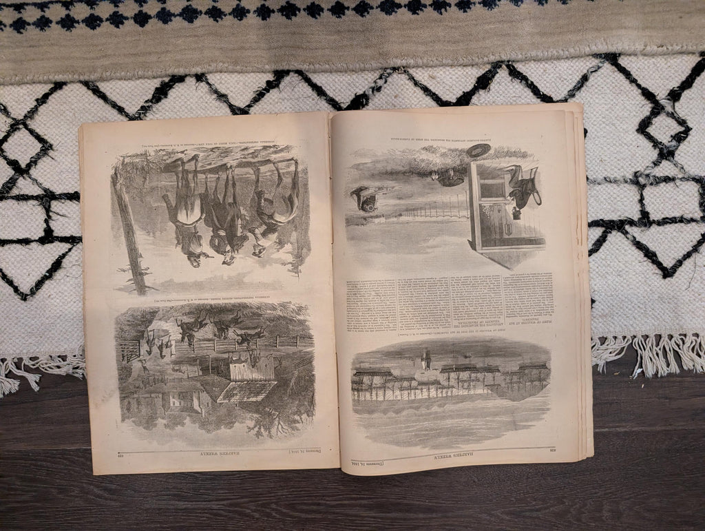 1864 Salmon Chase Supreme Court Harper's Weekly December 24 Virginia Rebellion