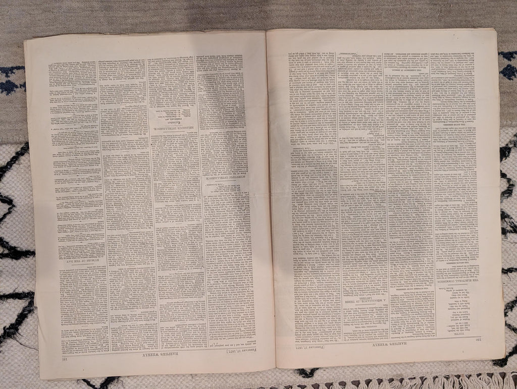 1877 Disputed Election Commission, Nast Cartoon, Friesland Skate — Feb 17