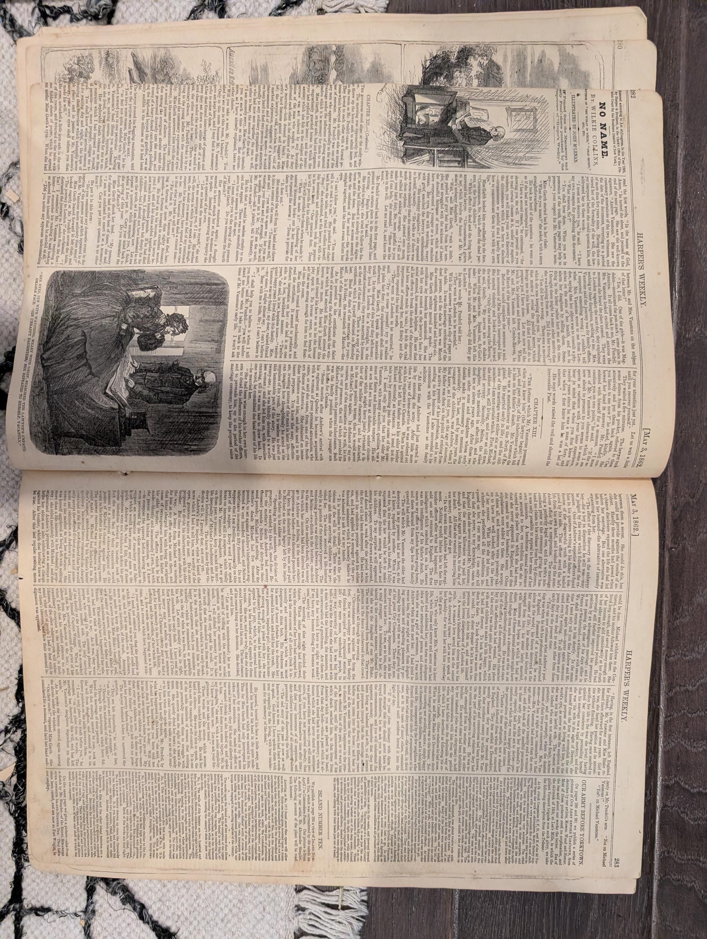 Harper’s Weekly – May 3, 1862 – Heroes of Shiloh • Merrimac Scenes • Fort Pulaski • Winslow Homer Prints