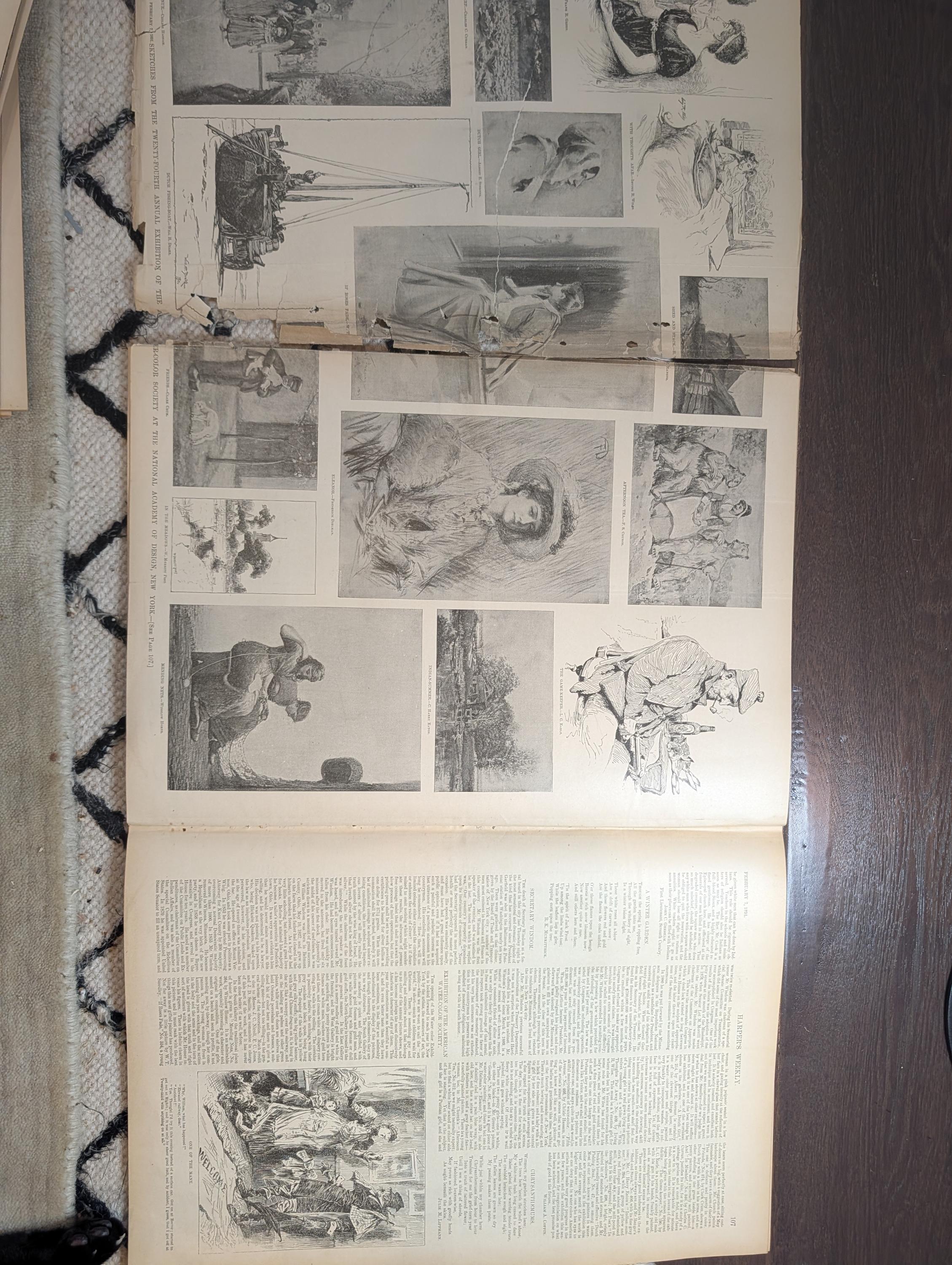 1891 Remington Wounded Knee Story, Gen. Miles Final Review, Fire Boat — Feb 7