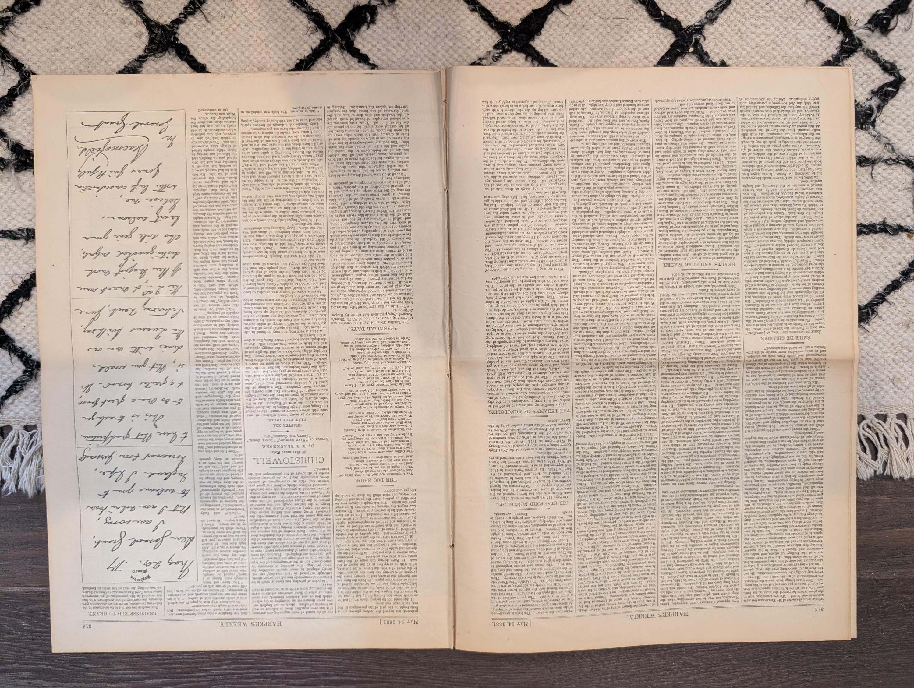 1881 Princeton Baseball Nine, Nast Double, Coaching Club, Cornell Crew — May 14