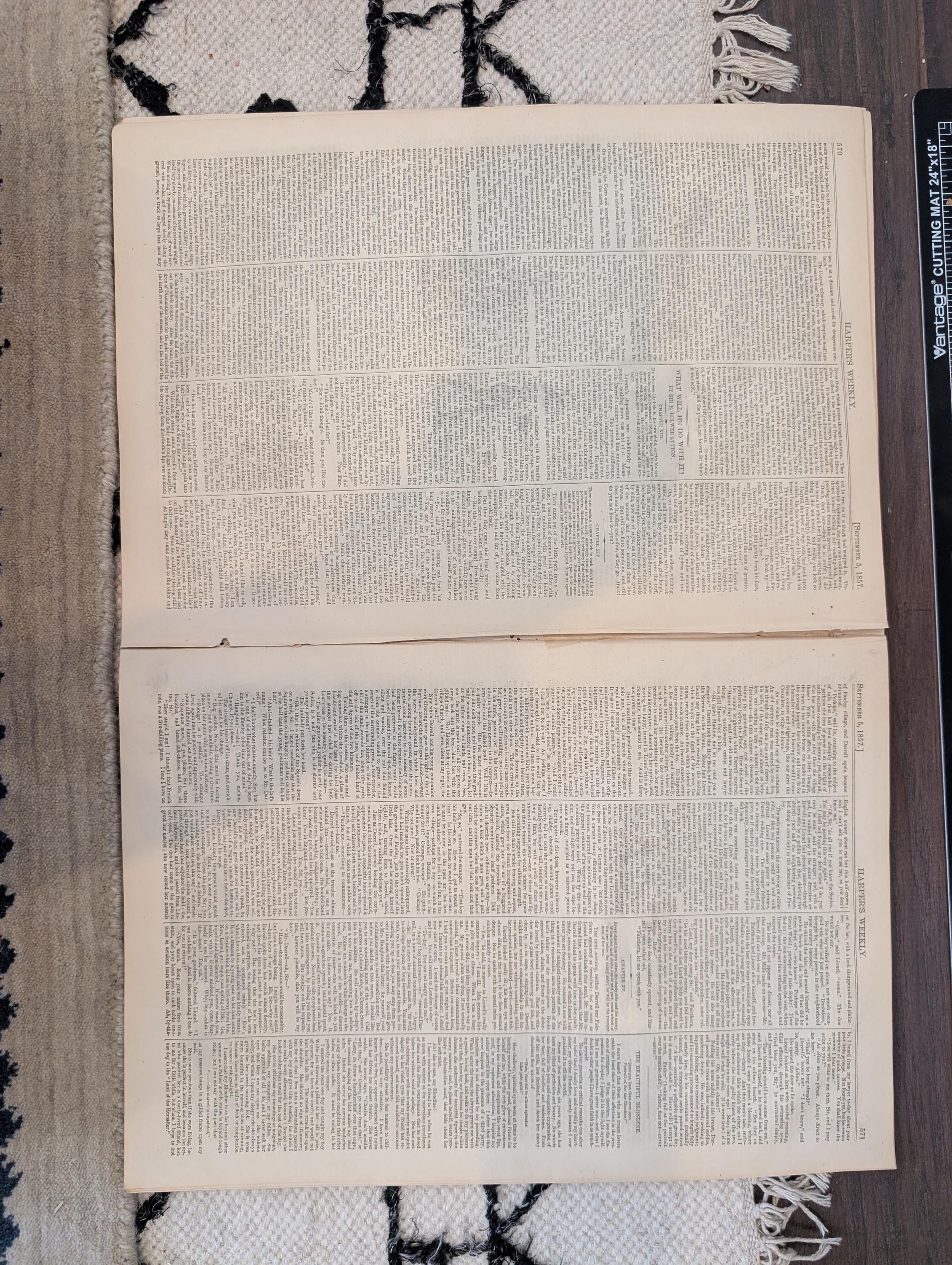1857 Princess Charlotte Harper's Weekly September 05 African Exploration Cana