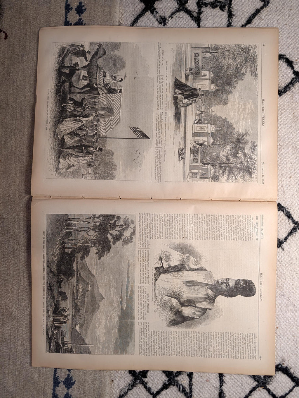 1867 Whipping of Black Girl in NC, Sheridan's Ride, Indian Battle — Sep 14