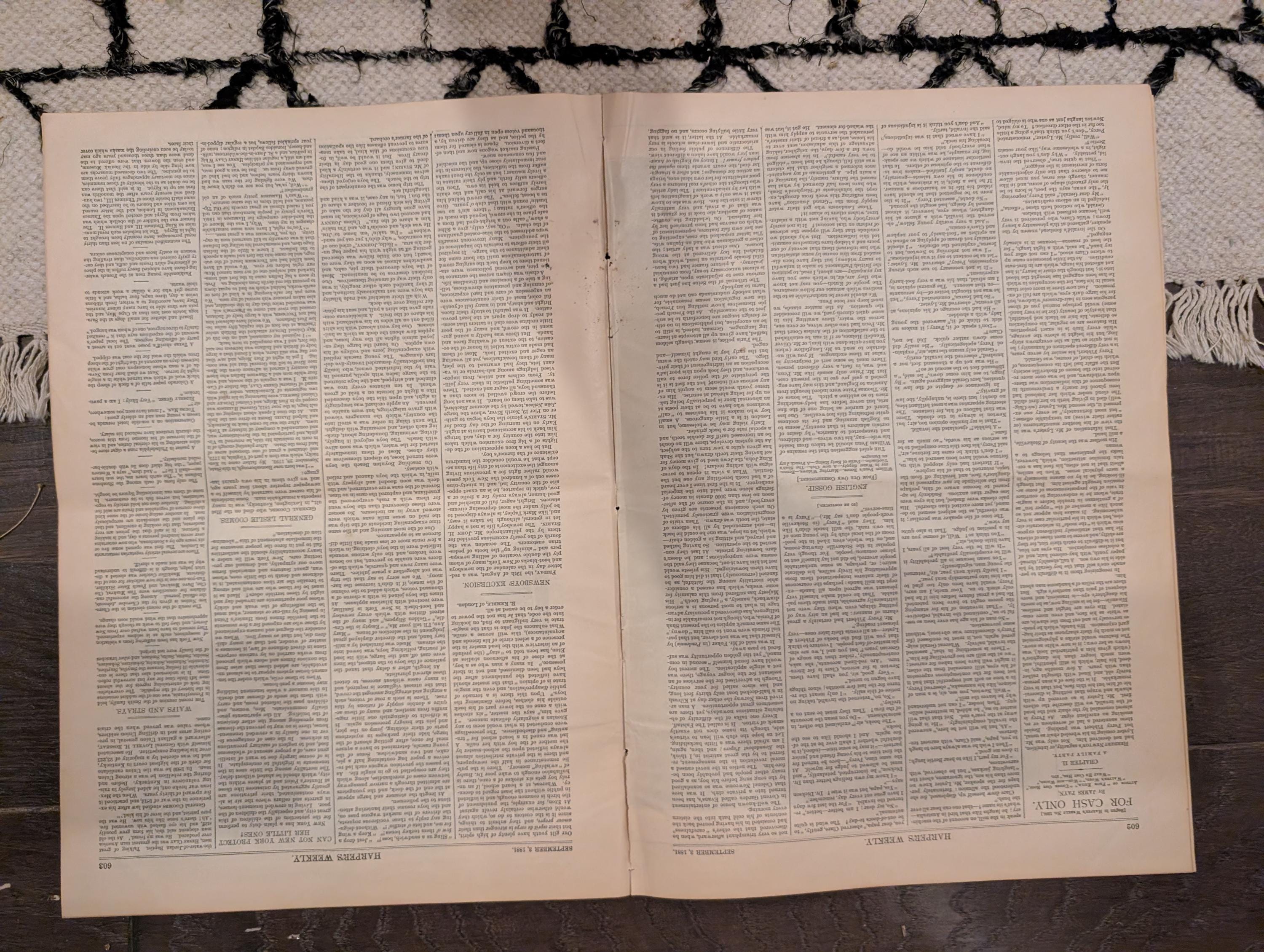 1881 Mauna Loa Lava Flow Hawaii, Newsboys Excursion, Colorado Travel — Sept 3