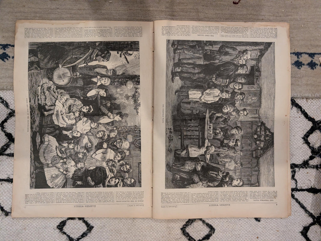 1872 Boss Tweed Thomas Nast Harper's Weekly January 06 Tammany Hall
