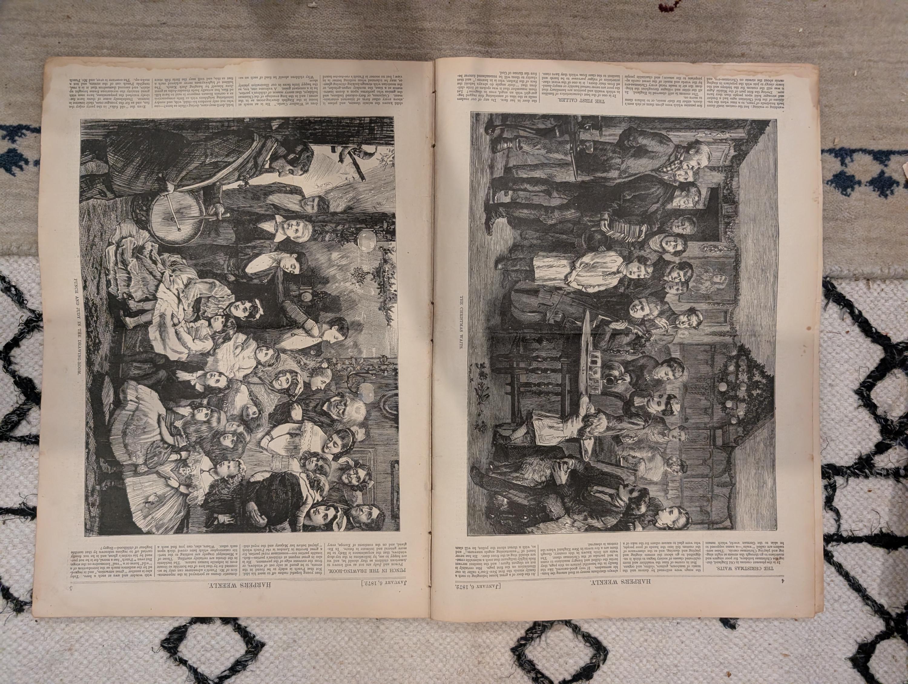 1872 Boss Tweed Thomas Nast Harper's Weekly January 06 Tammany Hall