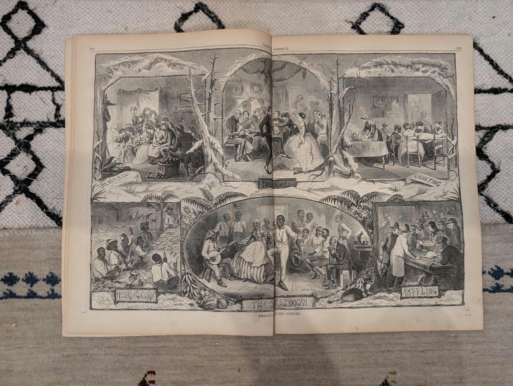 1861 Civil War Fort Pickens Harper's Weekly April 13 Lincoln Dickens