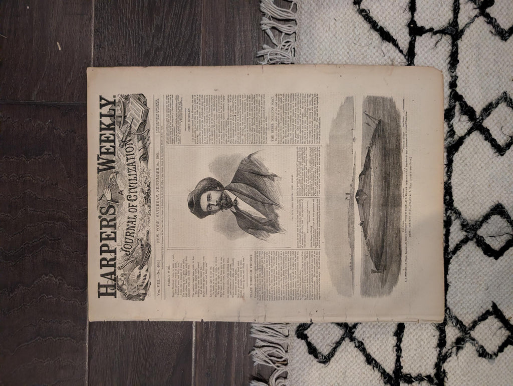 1864 Thomas Nast Blessings of Victory Harper's Weekly September 24 John Morgan