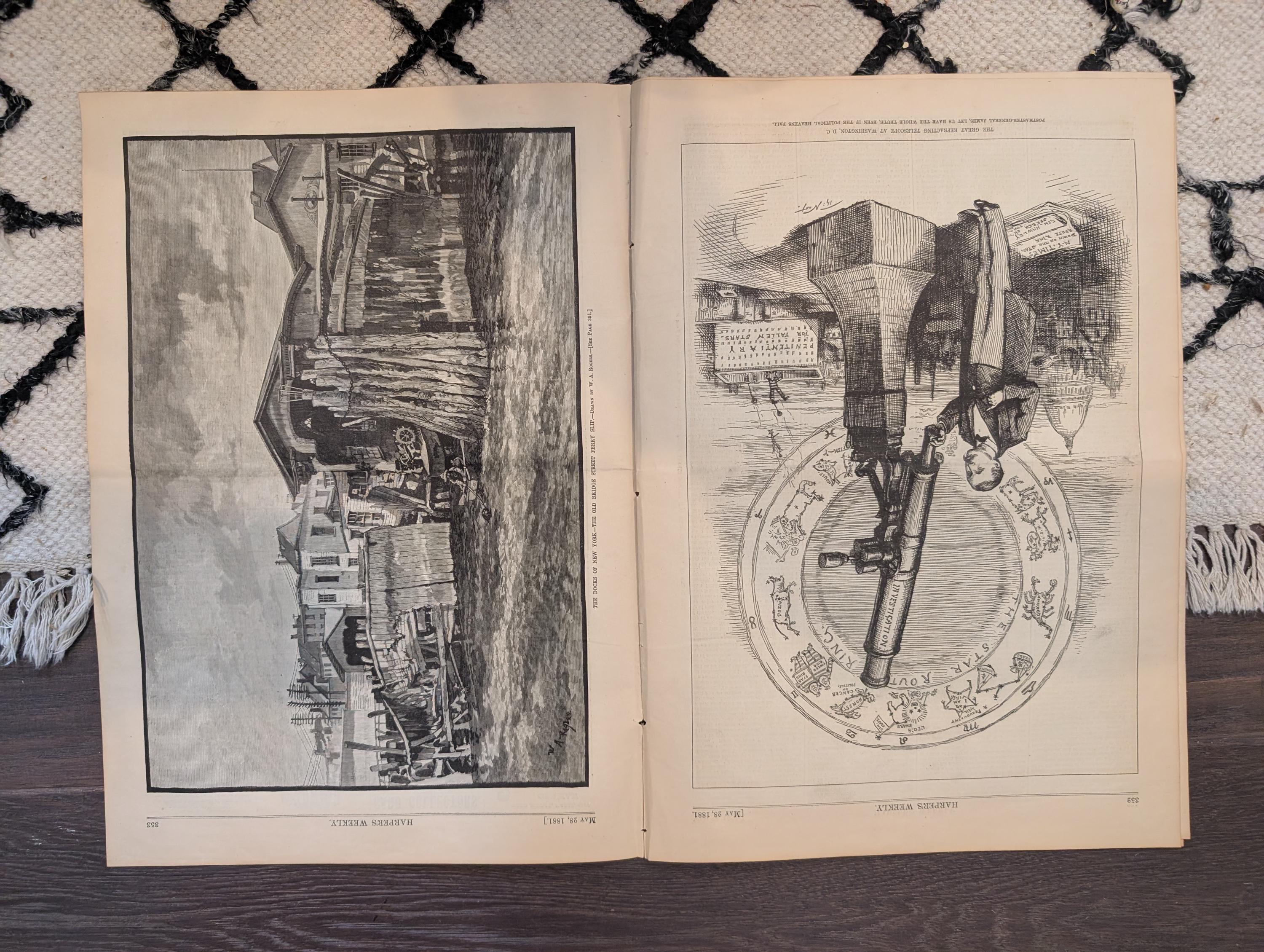 1881 Western Policeman, Harvard Greek Tragedy, NYC Water Supply, Telescope — May 28