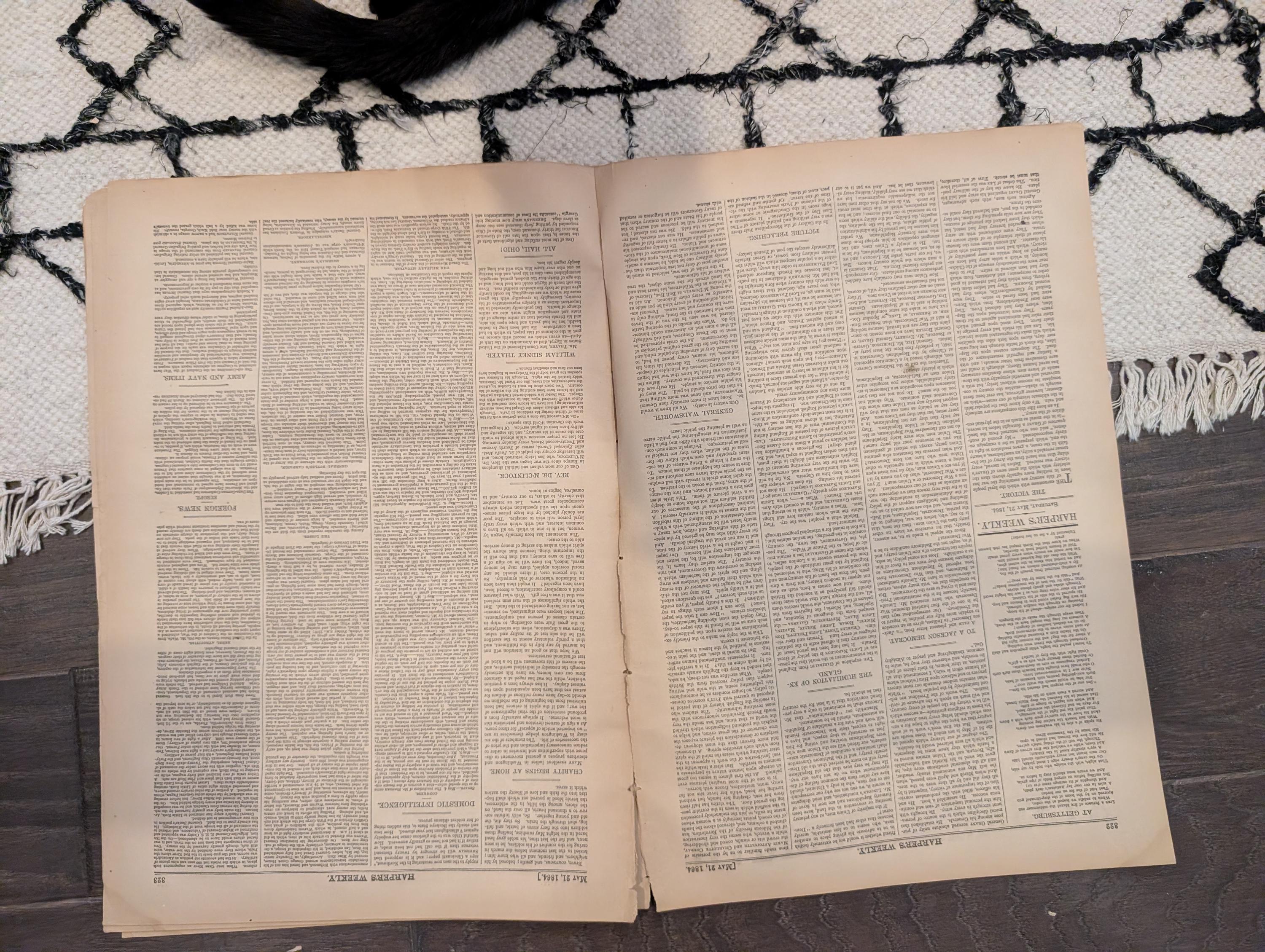 Harper's Weekly 1864 Rebel Atrocities May 21 Sherman Buzzard's Roost