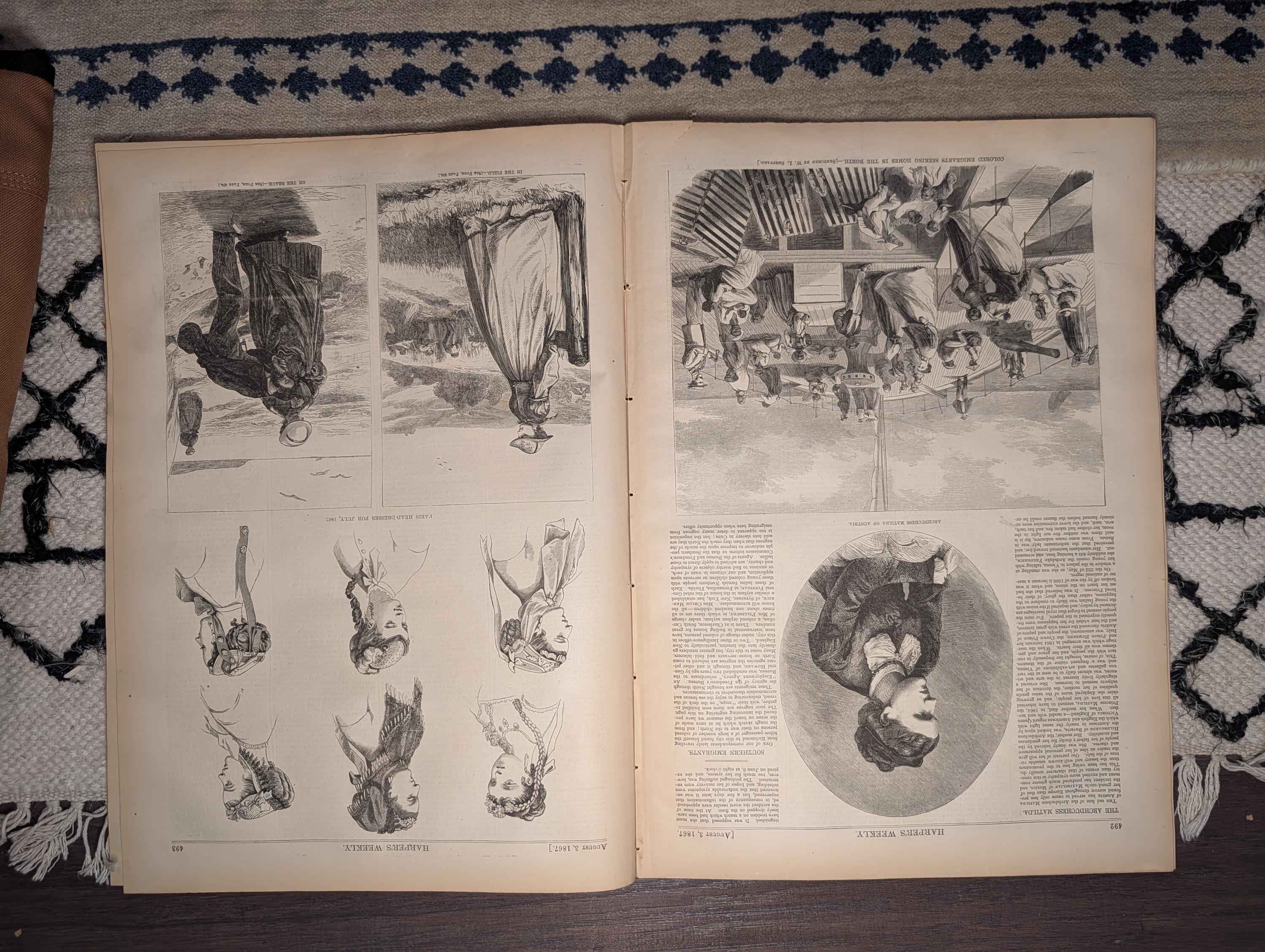 1867 General Custer Sioux Stampede, Black Emigrants North — Aug 3
