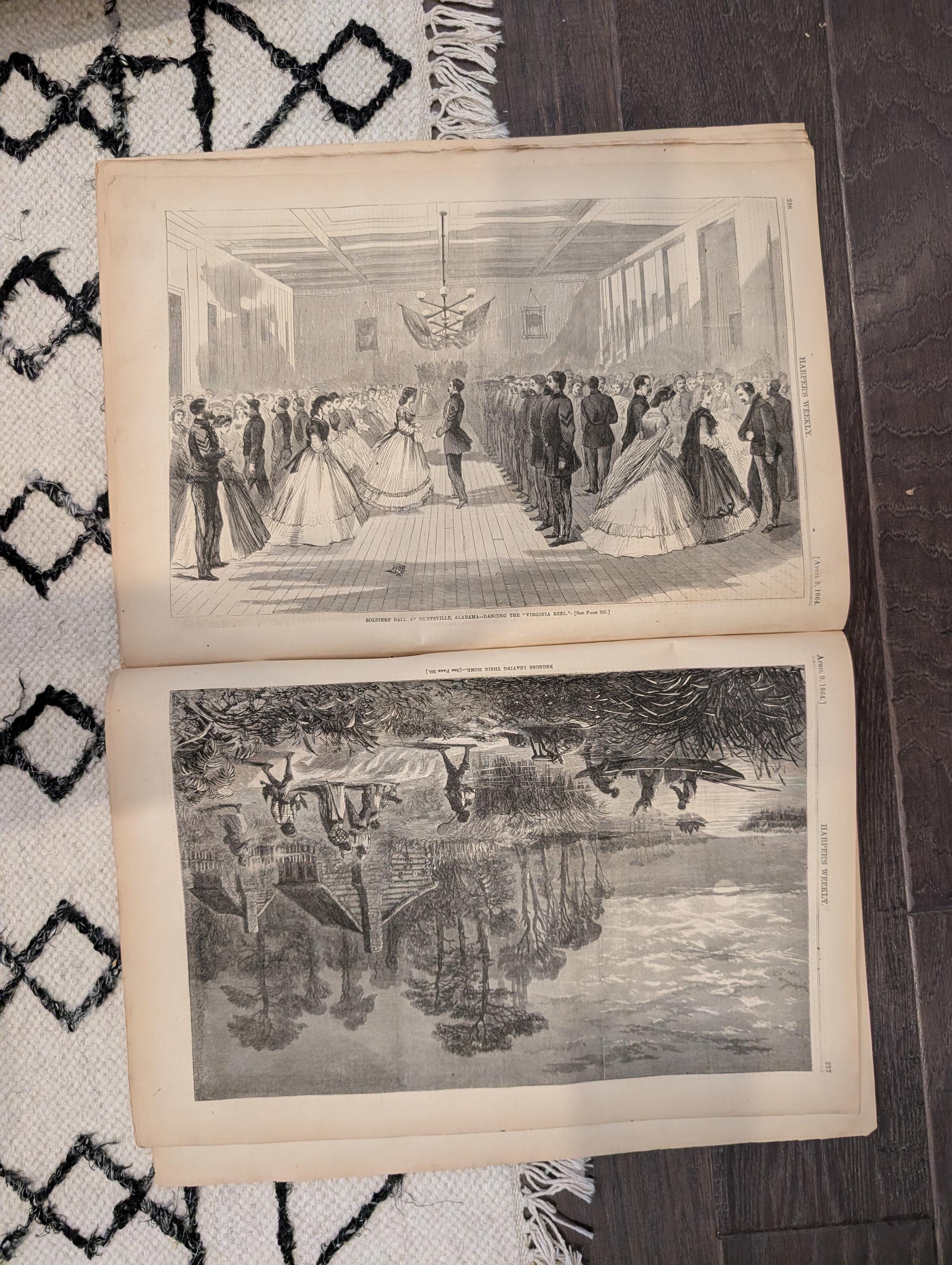 Harper's Weekly 1864 Knoxville Tennessee April 09 Thomas Nast