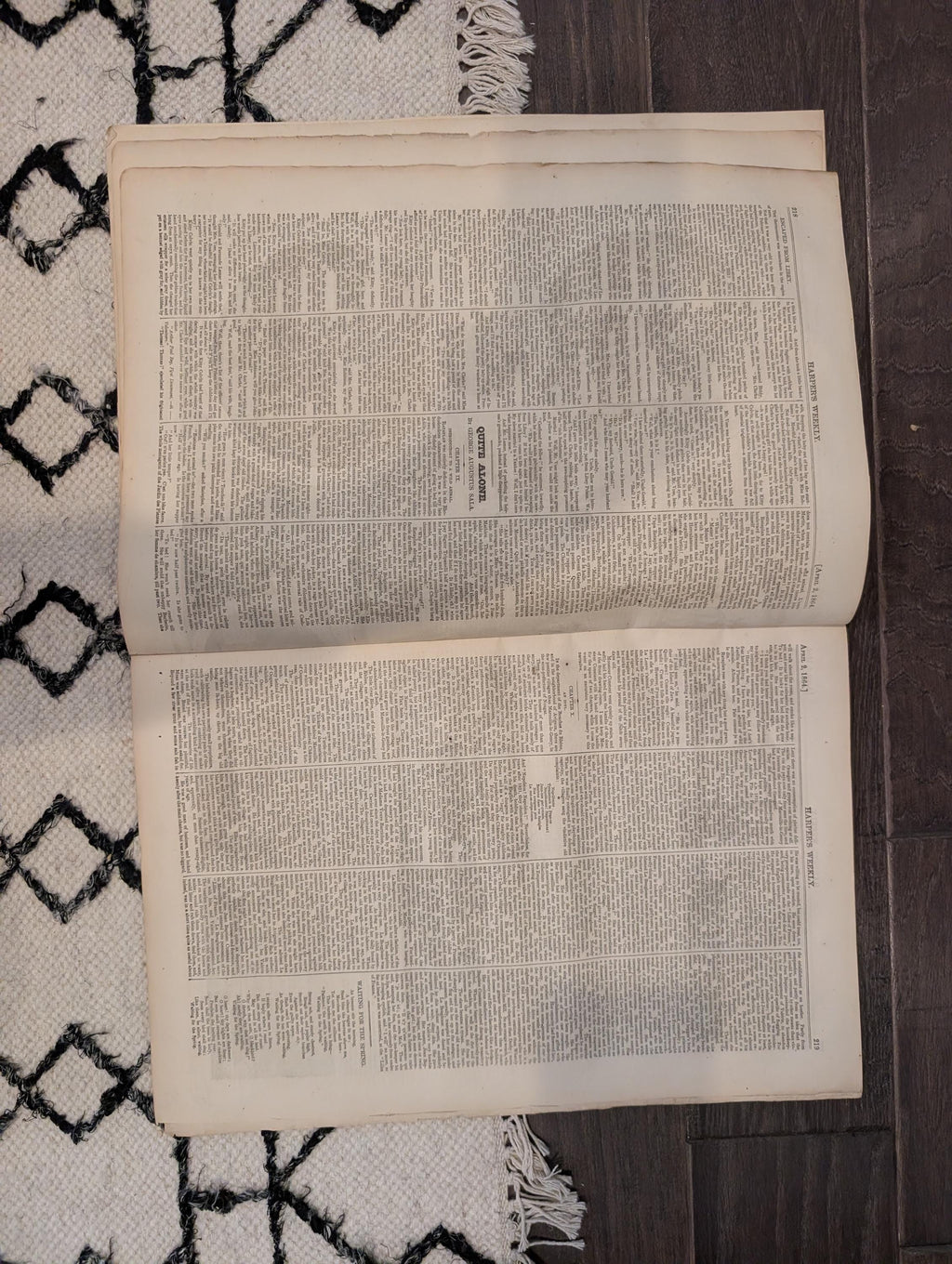 Harper's Weekly 1864 April Fool's Day April 02 Thomas Nast Sherman