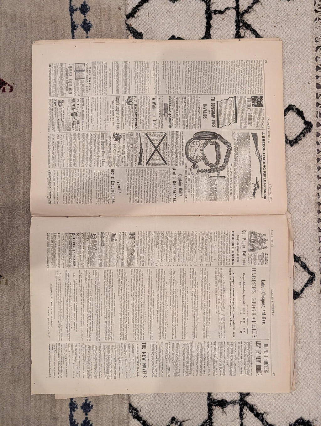 1877 Black Family 4th of July, Paul Jones Victory, Nast, Gambetta — Jul 14