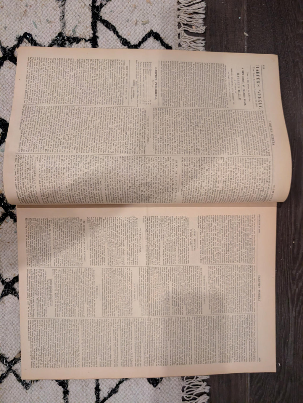Harper's Weekly 1883 Christmas Morning Dec 29 Soudan War Broadway Blockade