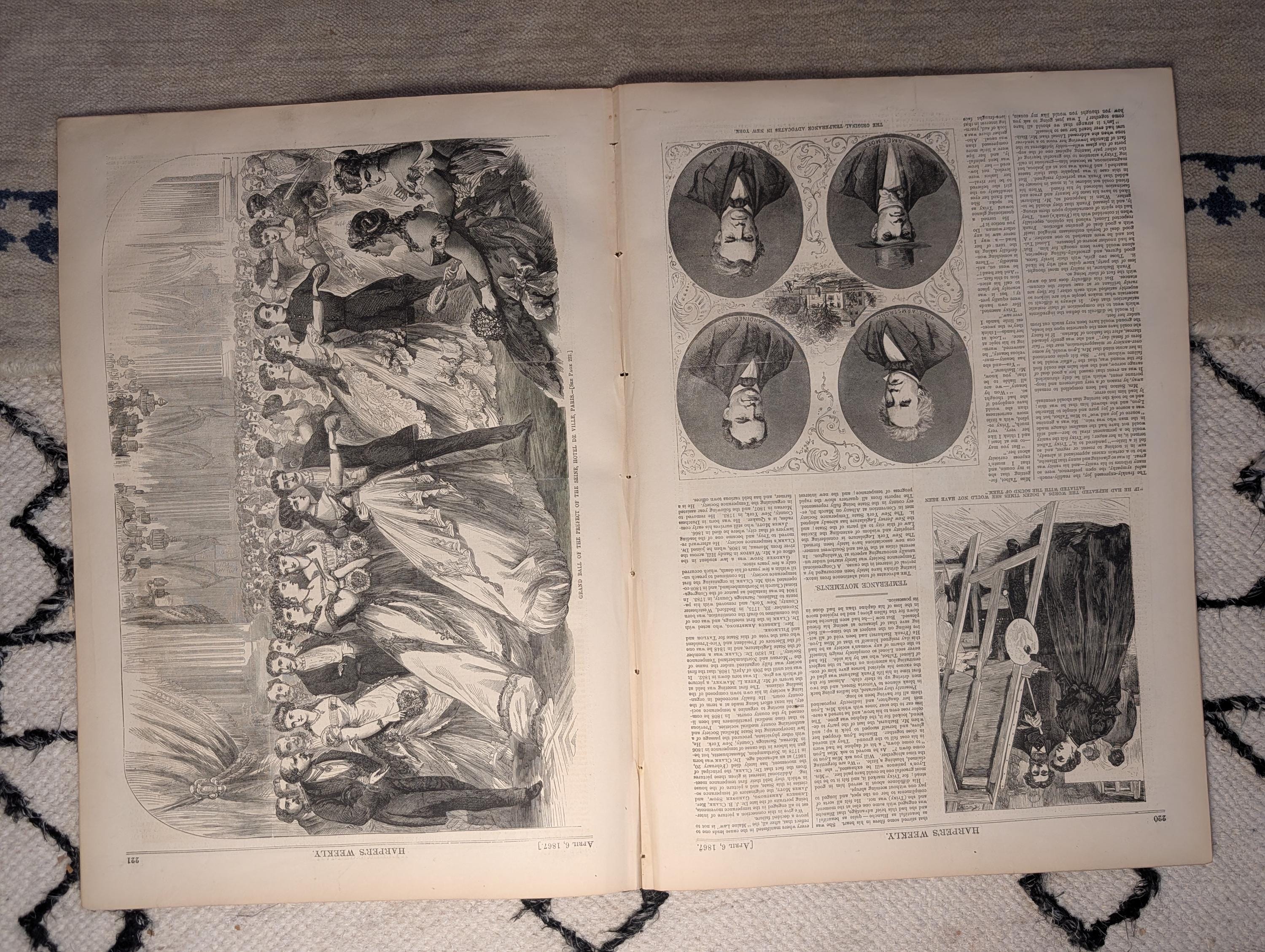 1867 Nast St. Patrick's Day, Reconstruction Commanders Centerfold — Apr 6