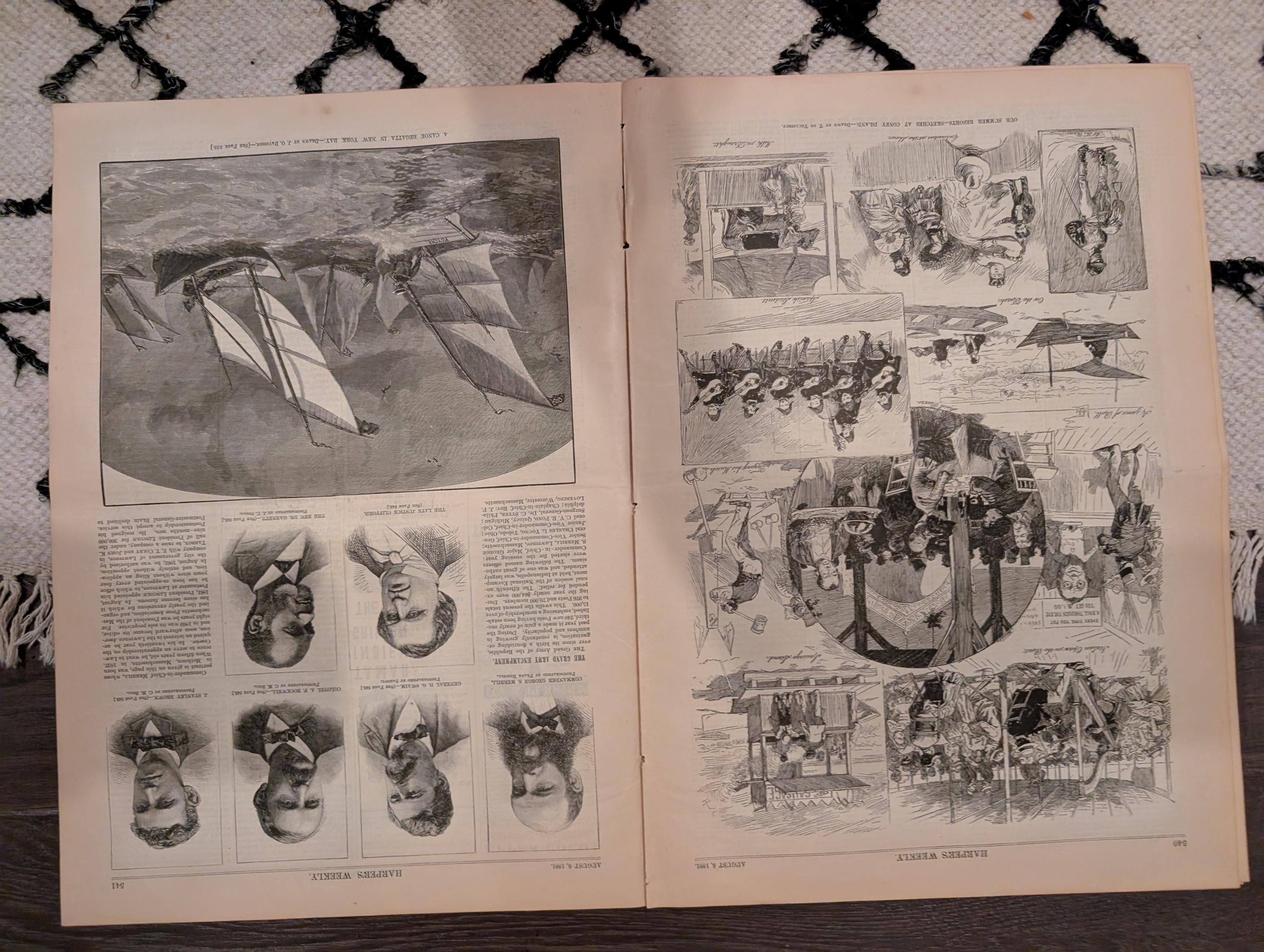 1881 Nast Double, Coney Island Summer, Cyclone Minnesota, Newtown Creek Queens — Aug 6
