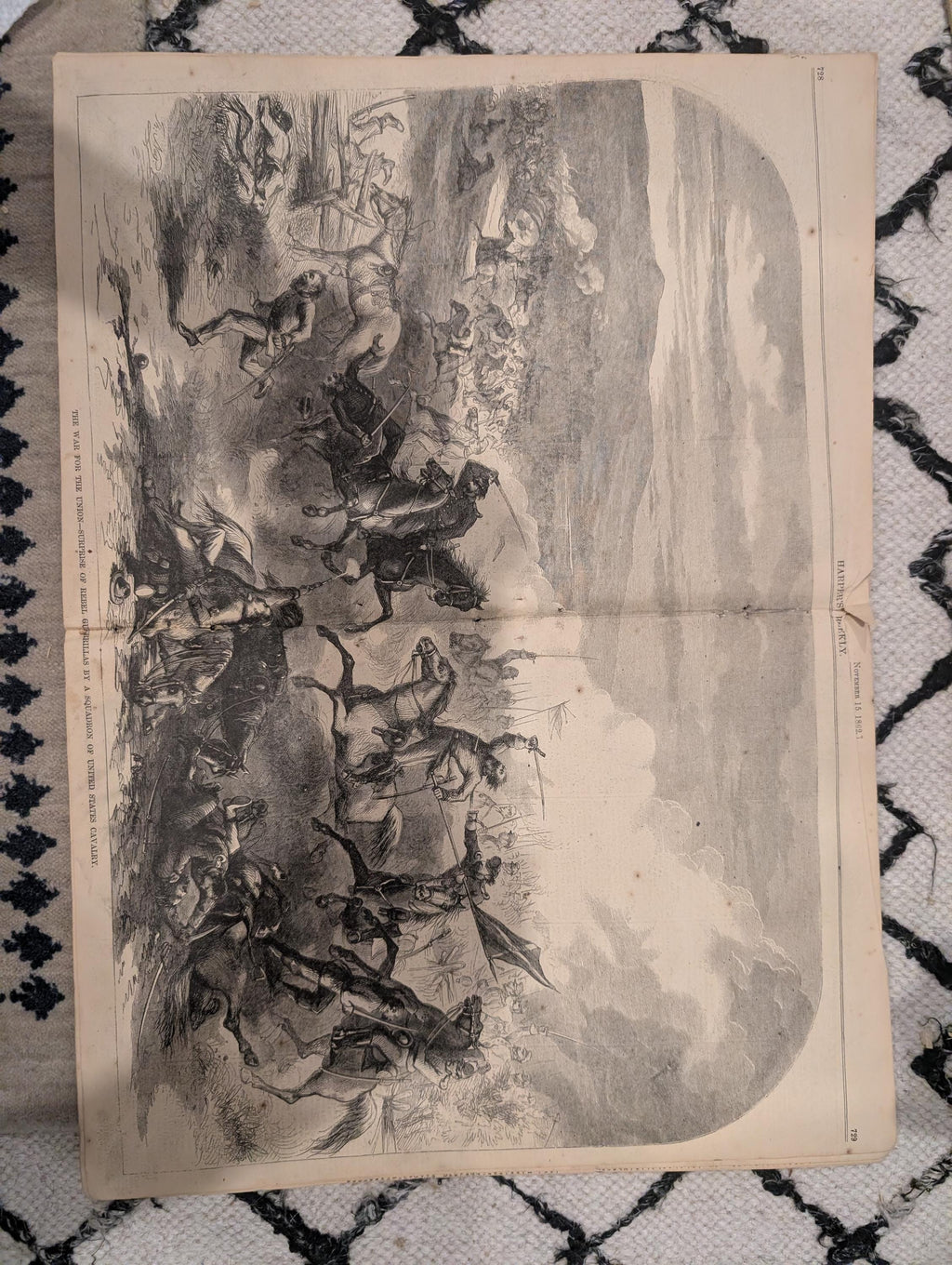Harper’s Weekly, November 15, 1862 – Winslow Homer “Sharpshooter on Picket Duty,” Capitol Dome Under Construction – Civil War Newspaper