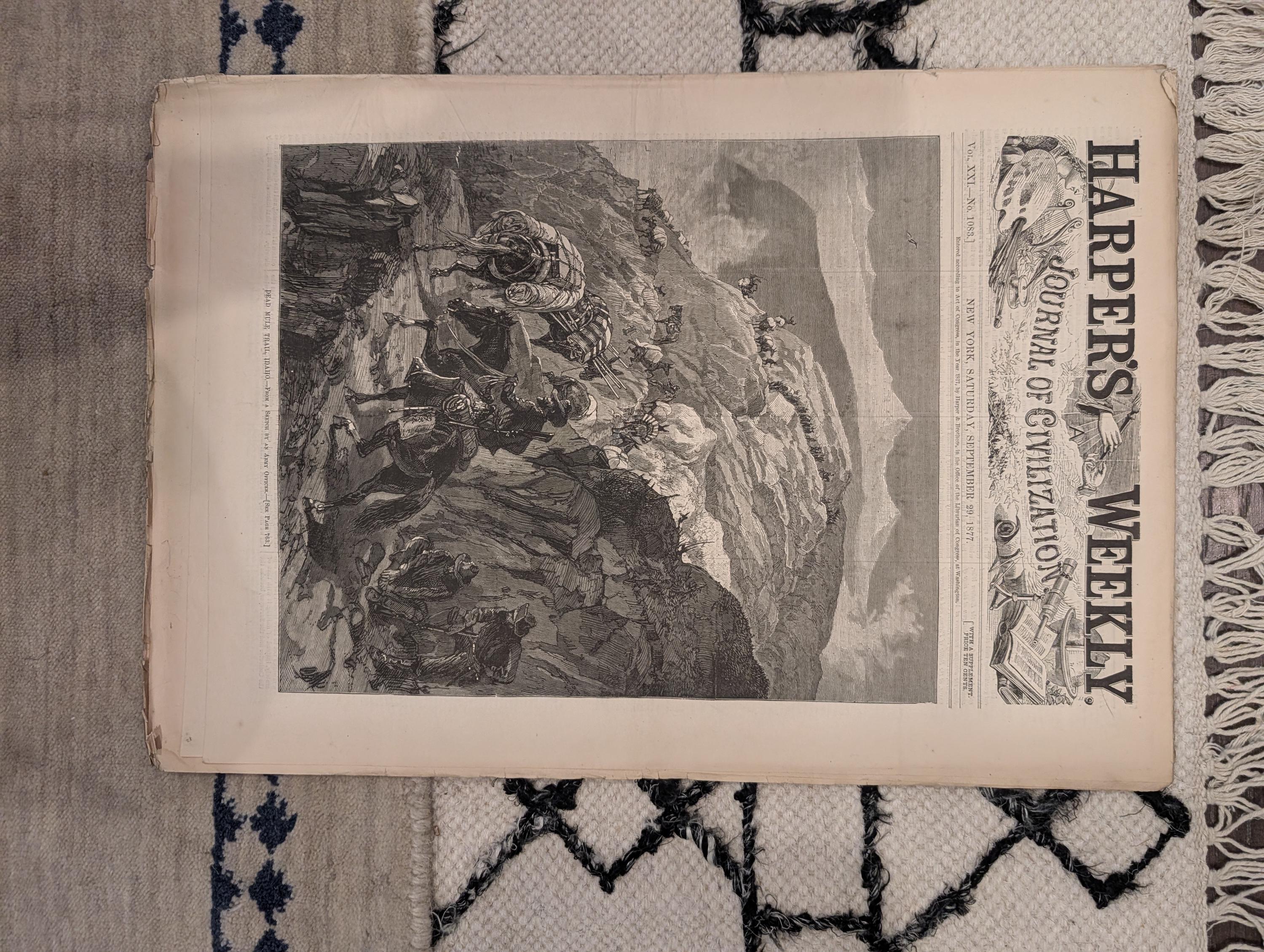 1877 Dead Mule Trail Idaho, Pike's Peak, Creedmoor Rifle Match — Sep 29