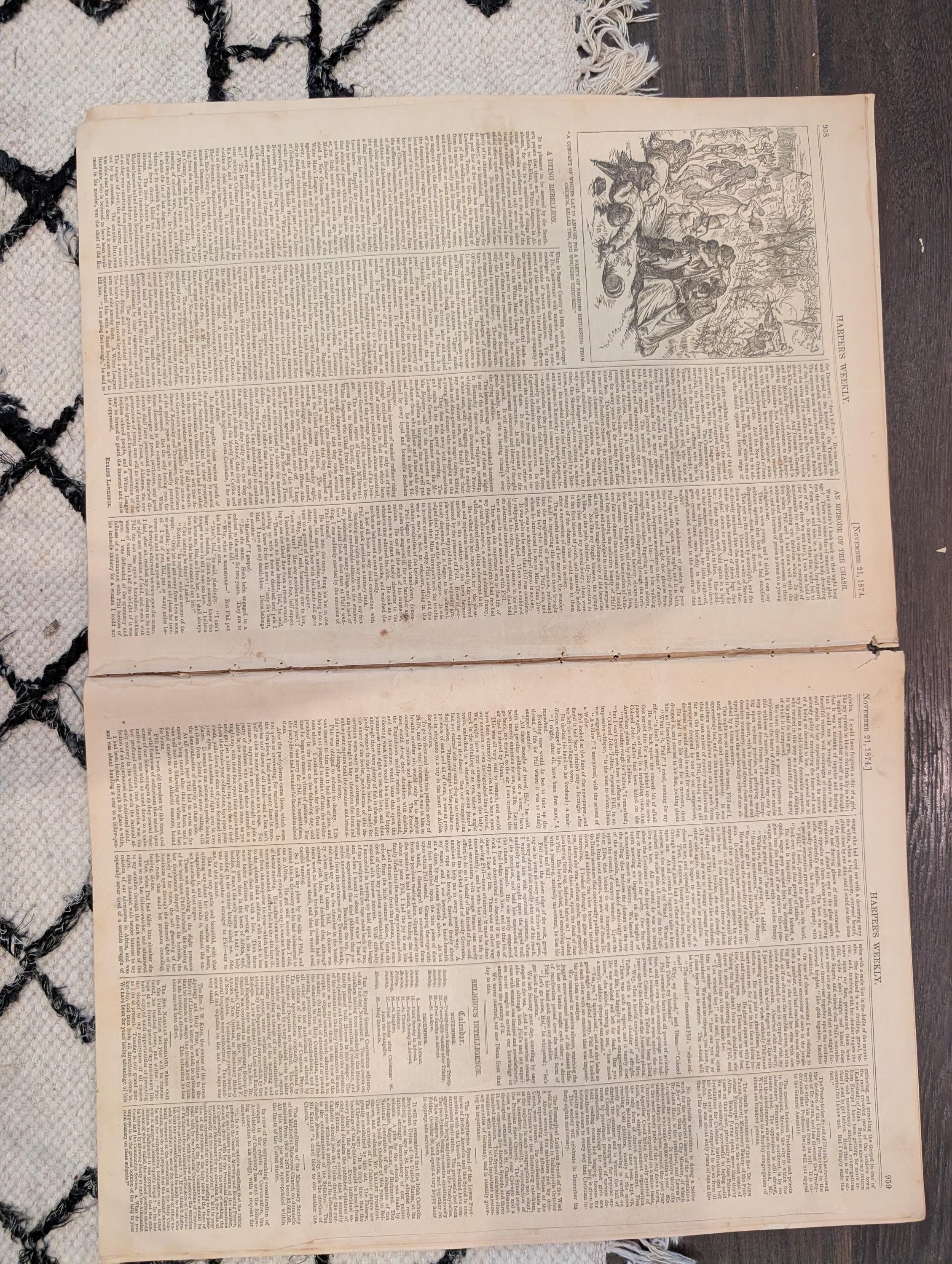1874 Republican Elephant Nast, Tilden Governor, Family Lawyer — Nov 21