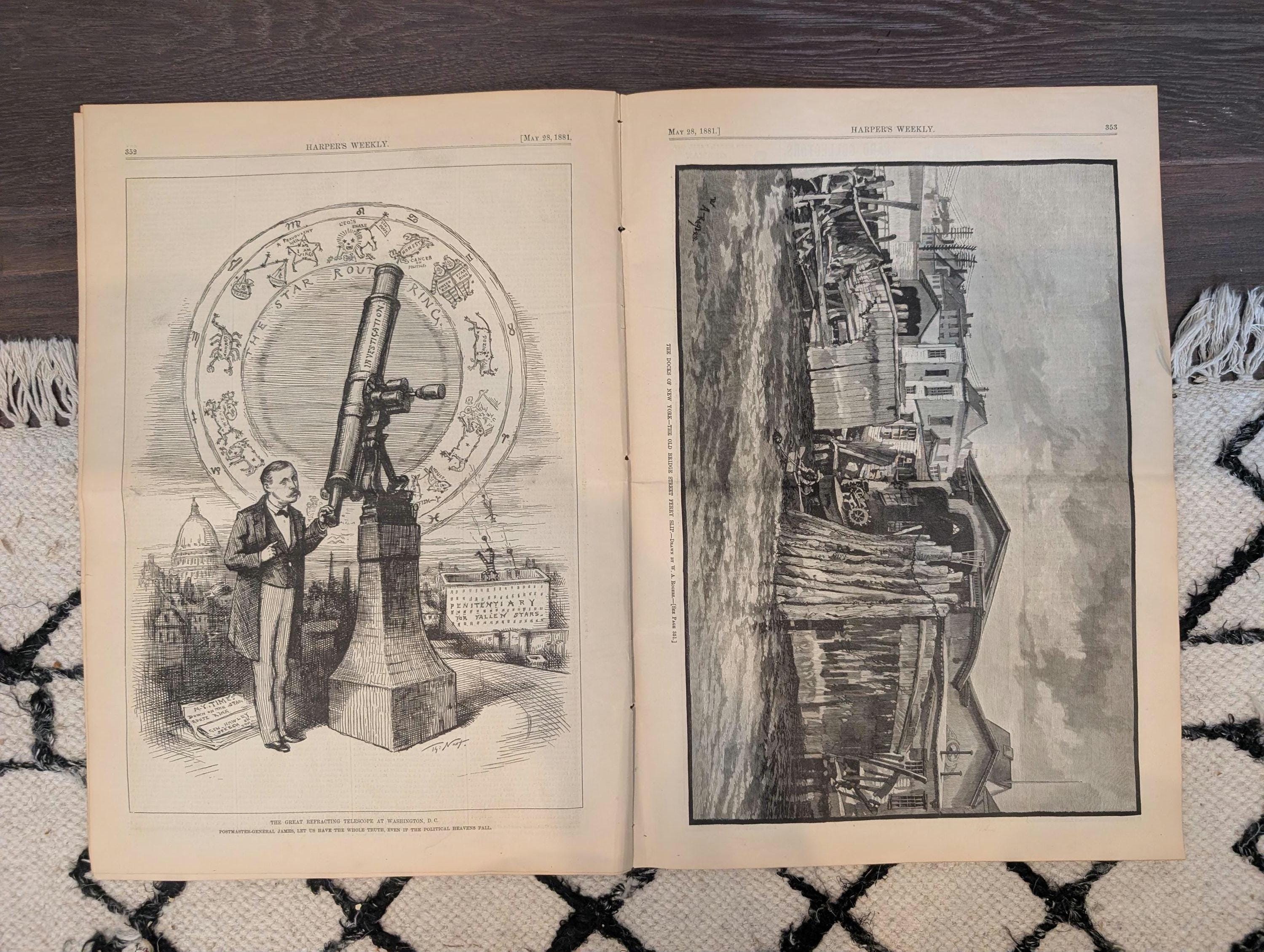 1881 Western Policeman, Harvard Greek Tragedy, NYC Water Supply, Telescope — May 28
