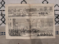 1865 Sherman's Savannah Review Harper's Weekly Feb 11 Smithsonian Fire