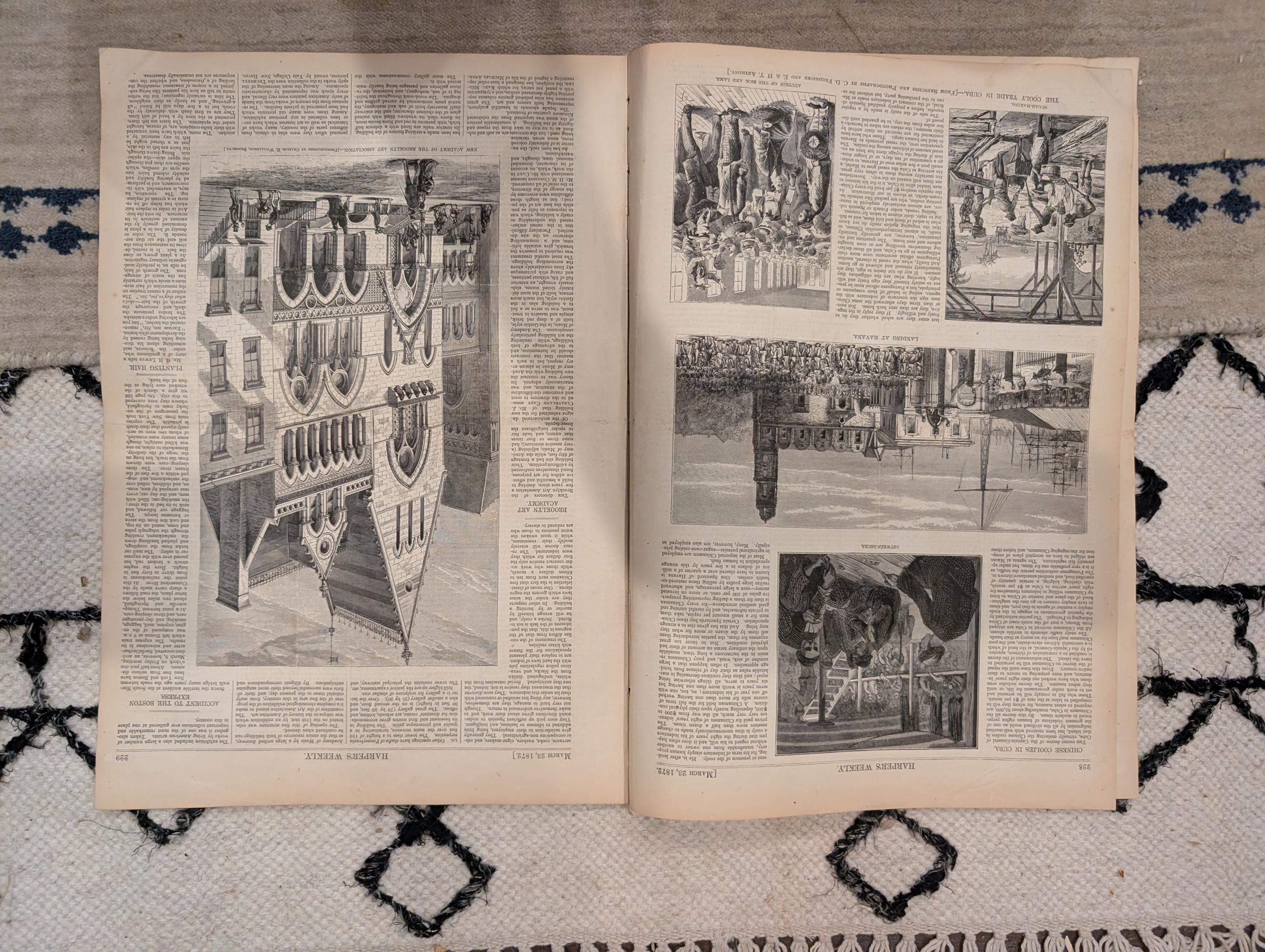 1872 Wagga-Wagga Tichborne Case Harper's Weekly March 23 Thomas Nast