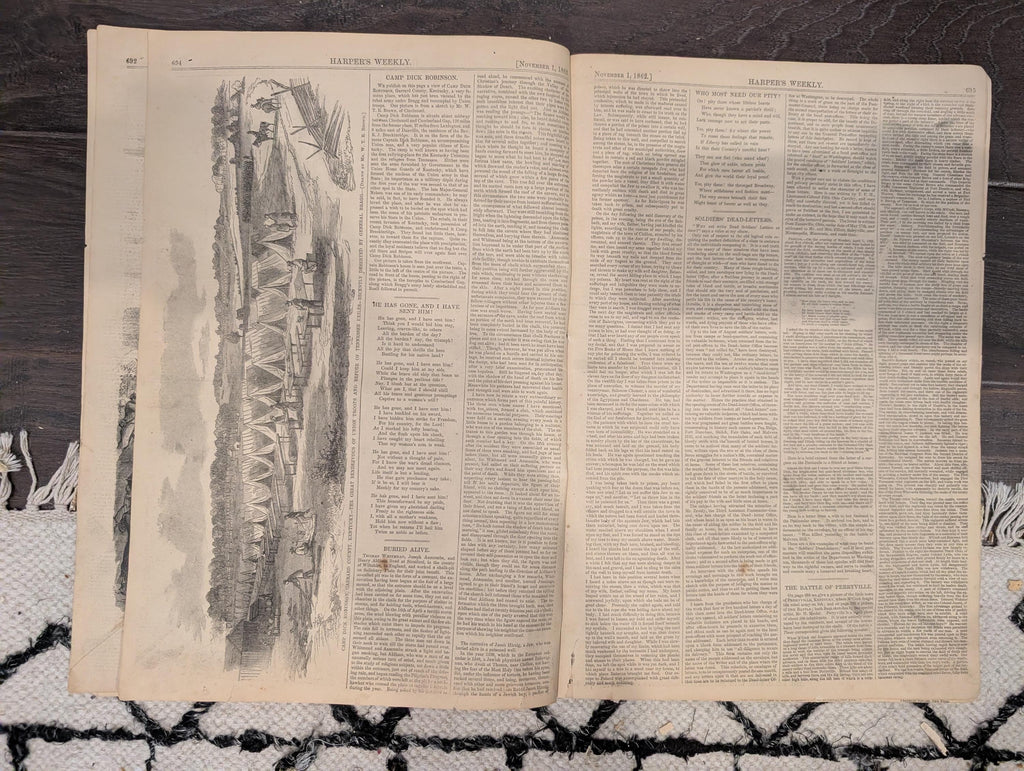 Harper’s Weekly – November 1, 1862 – Battle of Corinth • Battle of Perryville • Pirate “Alabama”
