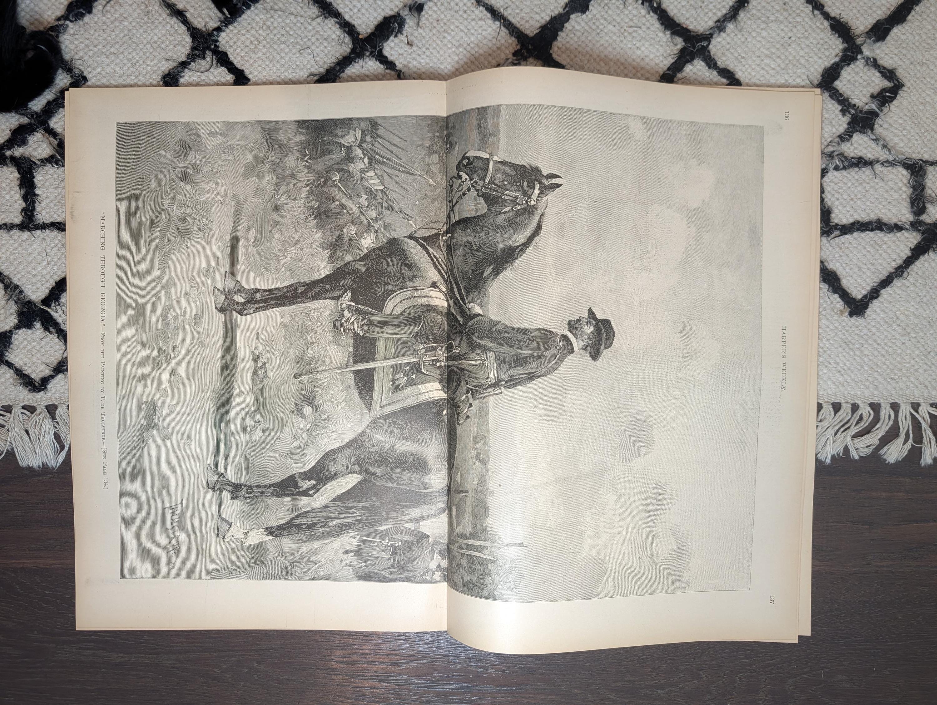 1891 Gen. Sherman Dies — "Marching Through Georgia" Centerfold, Rutgers — Feb 21