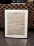 Framed 1864 New-York Tribune Civil War Newspaper — Siege of Petersburg, Lincoln’s 500,000 Troop Call — Original Issue