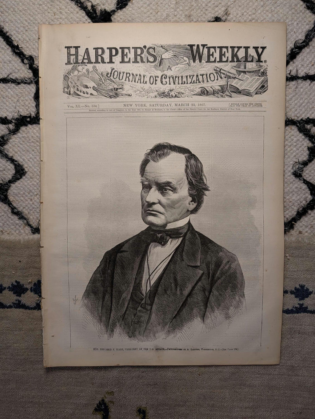 1867 Fort Kearny Indian Battle, "Southern Justice" Anti-Black, Wade — Mar 23