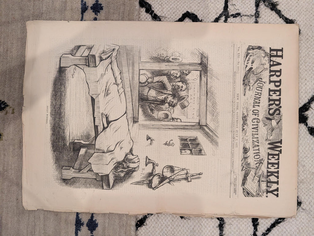 1877 Molly Maguires Hanged, Nast Liberty Morgue, Cossack Camp — Jul 7