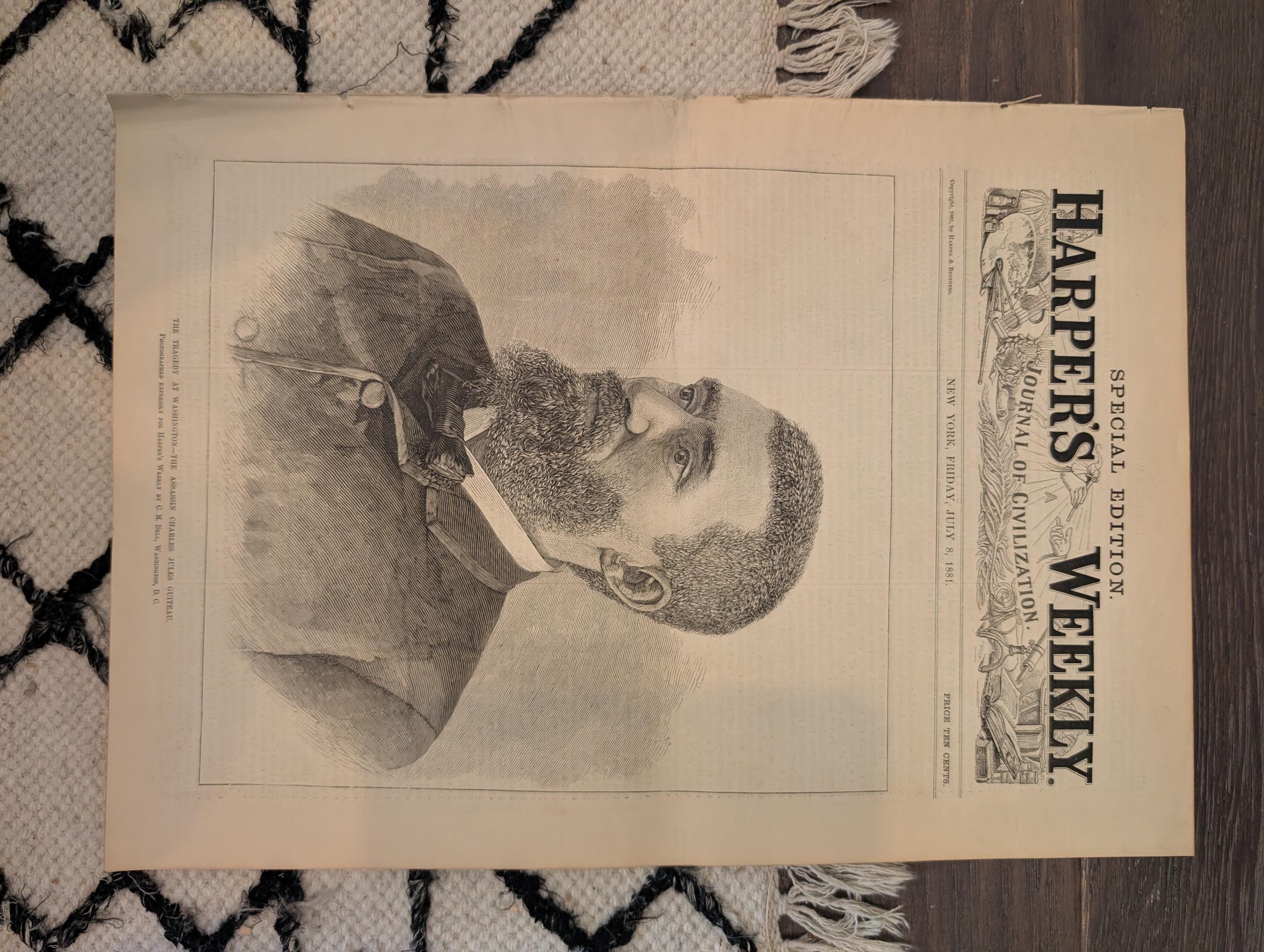 1881 Garfield Assassination Special Edition, Guiteau Shoots President — Jul 8