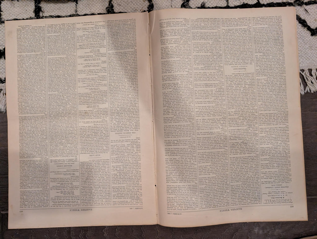 1881 Nast Weeping Liberty, Garfield Death Bed, Arthur Takes Oath, Mother — Oct 1