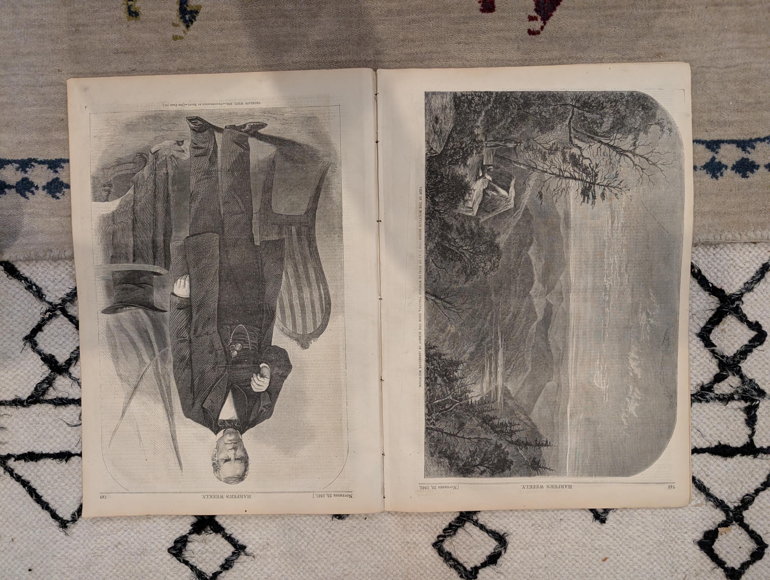 1861 Winslow Homer Songs of War Harper's Weekly Nov 23 Jim Lane Missouri