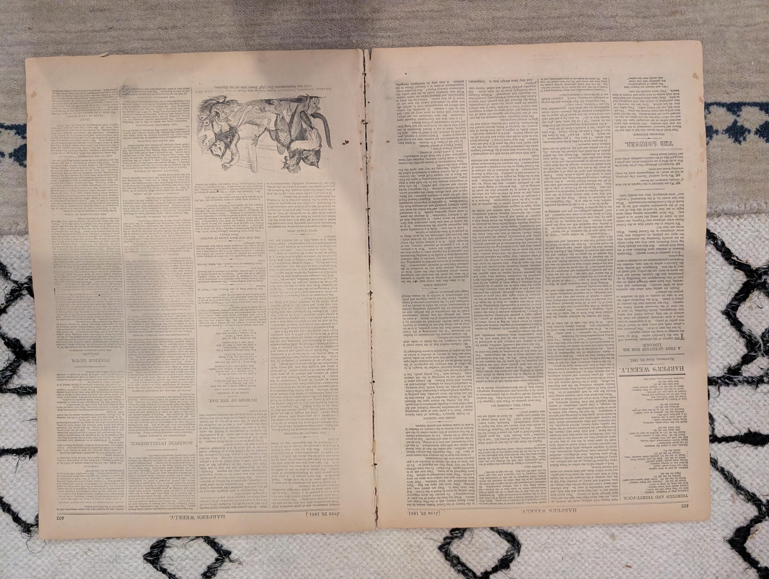 1861 Winslow Homer Havelocks Harper's Weekly June 29 Big Bethel Zouaves