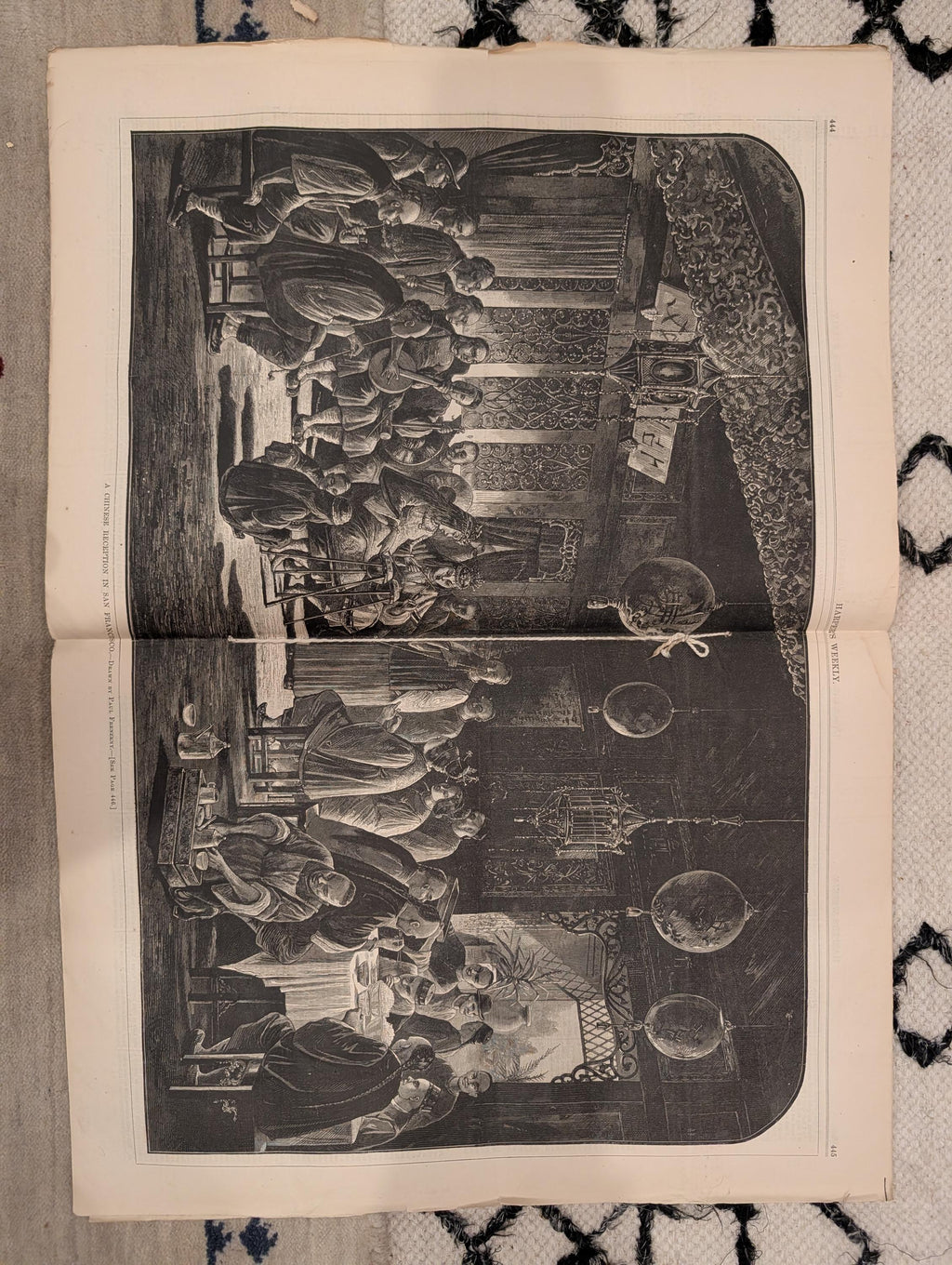 1877 Chinese Reception SF, Niagara Falls, Nast, Turkey War Scenes — Jun 9