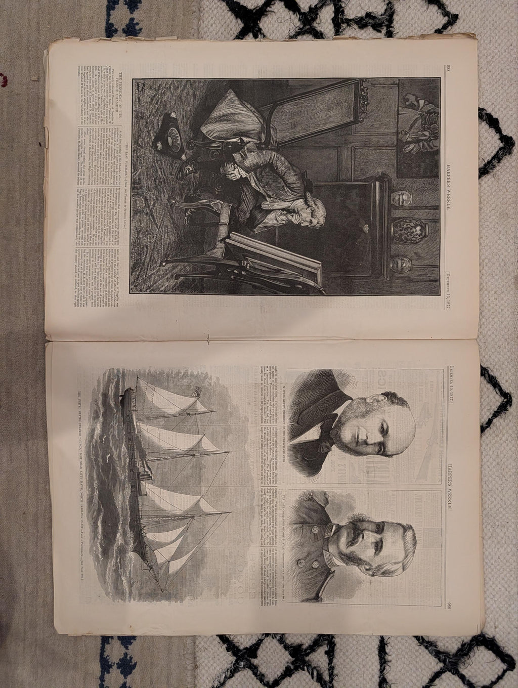 1877 USS Huron Shipwreck Kitty Hawk, Artificial Chicken Hatching, Nast — Dec 15