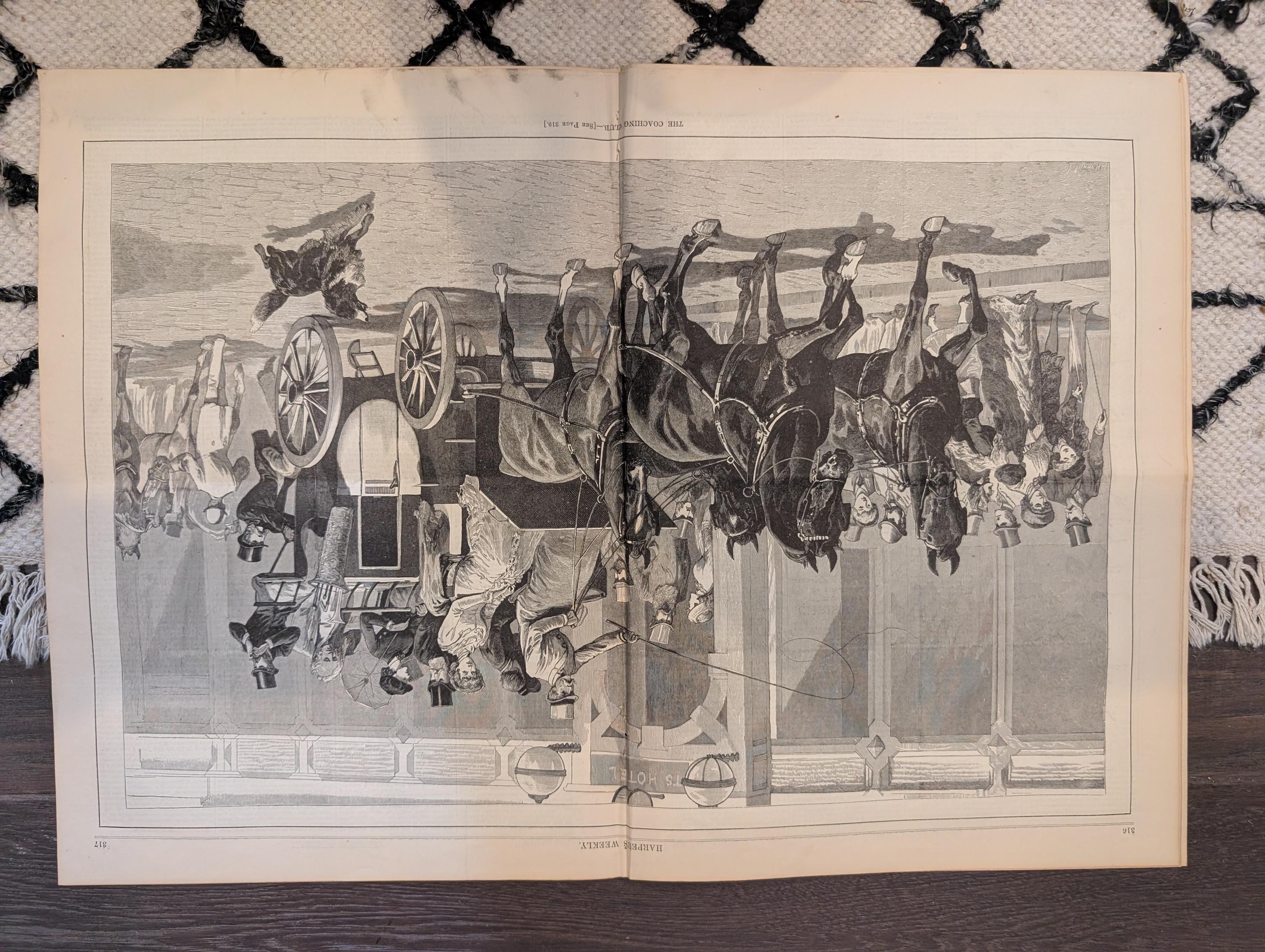 1881 Princeton Baseball Nine, Nast Double, Coaching Club, Cornell Crew — May 14