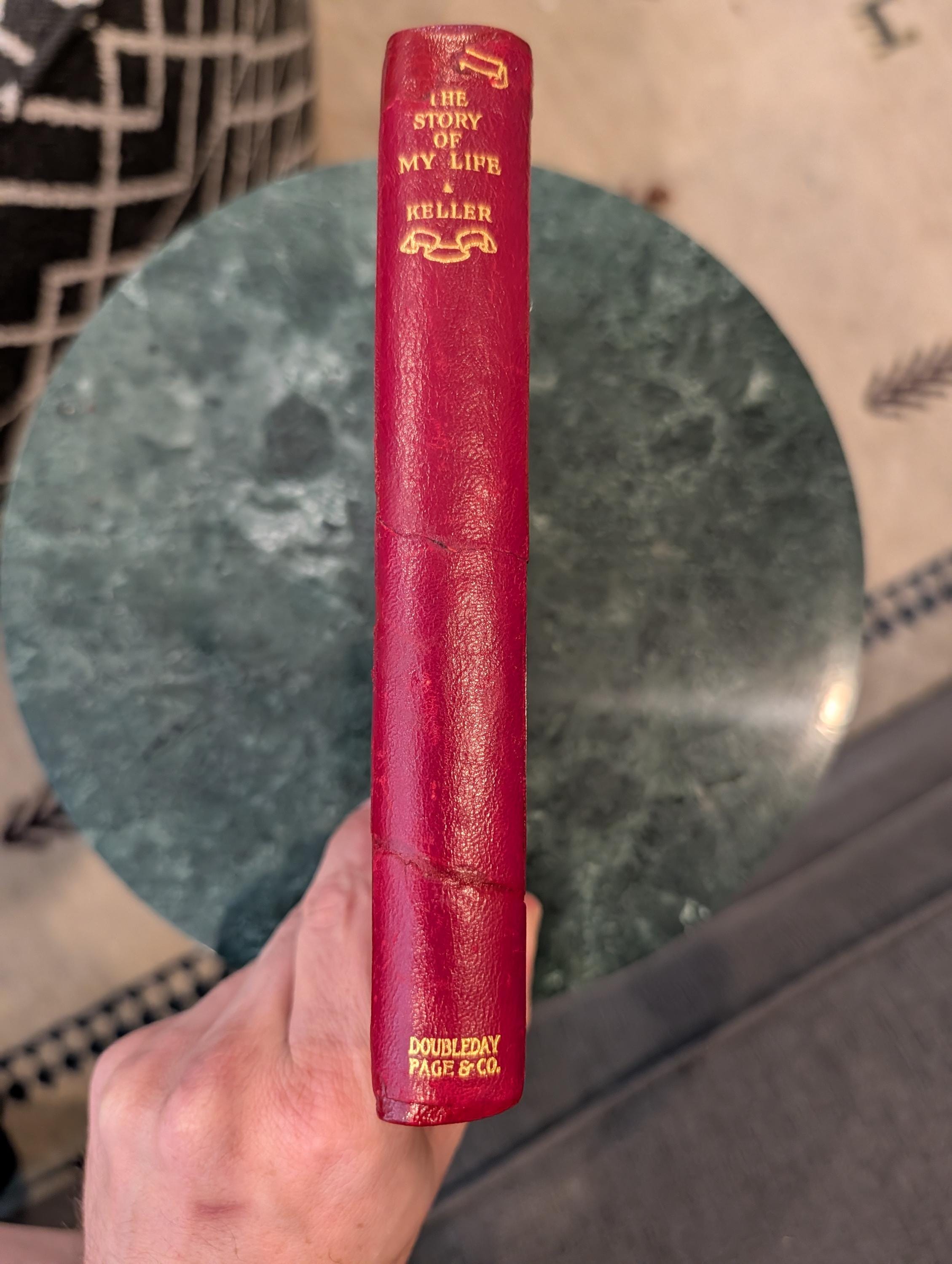 INSCRIBED Helen Keller *Association Copy*, "Story of My Life." 1924