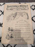 Harper’s Weekly, December 5, 1863 – The President’s Hymn, Thanksgiving Issue, Union Allegory, Civil War Newspaper