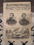 Harper’s Weekly – July 12, 1862 • Two Winslow Homer Prints • Bayonet Charge • Surgeon at Work • Butler’s New Orleans Proclamation Cartoons