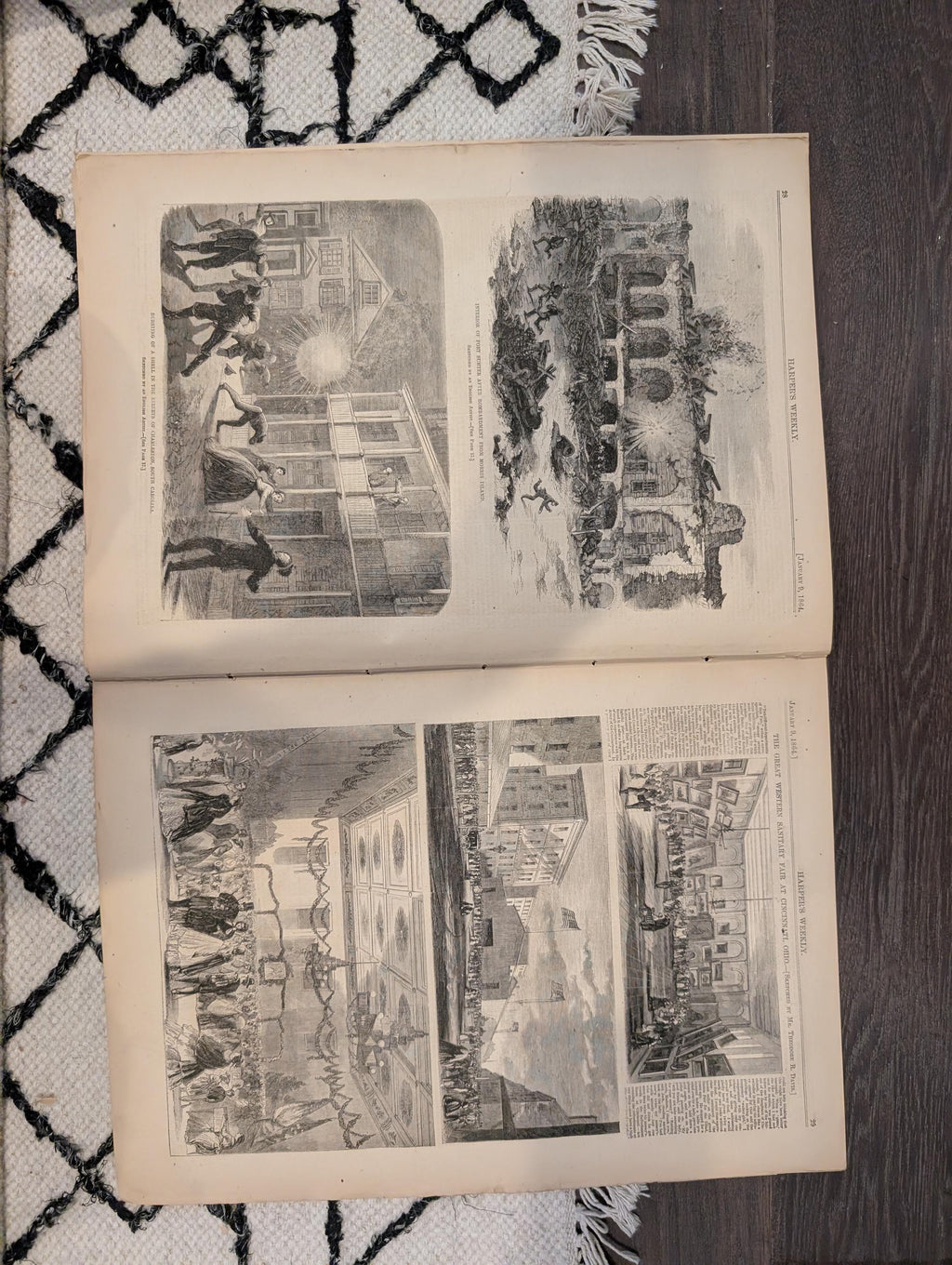 Harper's Weekly 1864 Battle of Ringgold Jan 09 Fort Sanders Longstreet