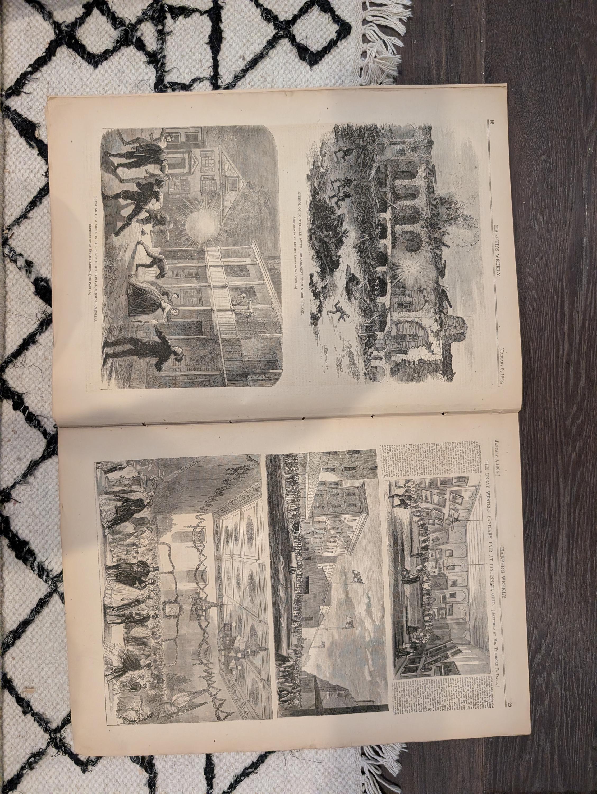 Harper's Weekly 1864 Battle of Ringgold Jan 09 Fort Sanders Longstreet