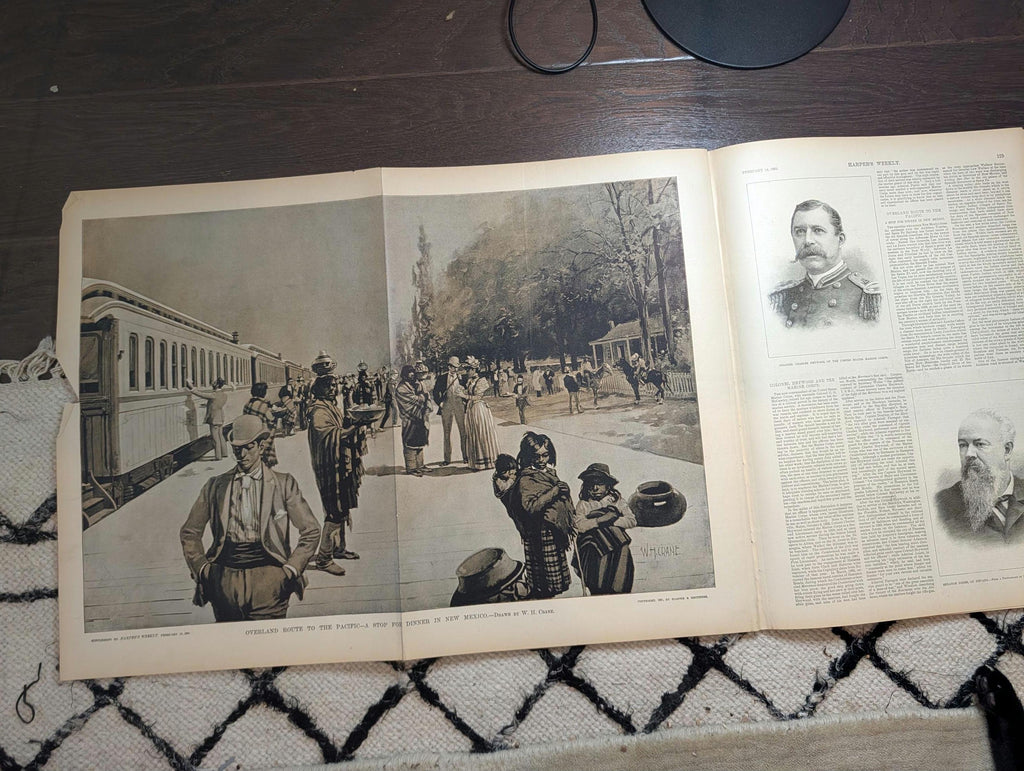 1891 Tournament of Roses Pasadena, NY Rabbi Front Page, Last Sioux War — Feb 14