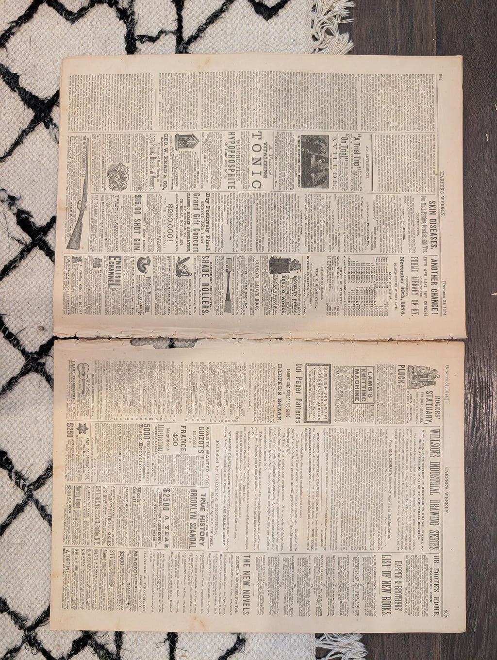 1874 Blacks Voting Cartoon, Eagles Duel Centerfold, Africa Gold — Oct 31