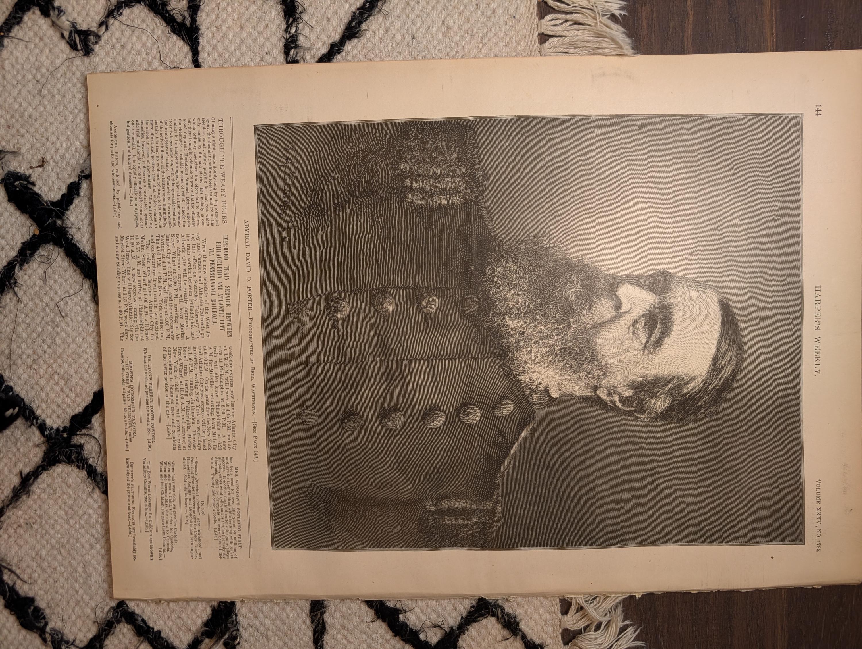 1891 Gen. Sherman Dies — "Marching Through Georgia" Centerfold, Rutgers — Feb 21