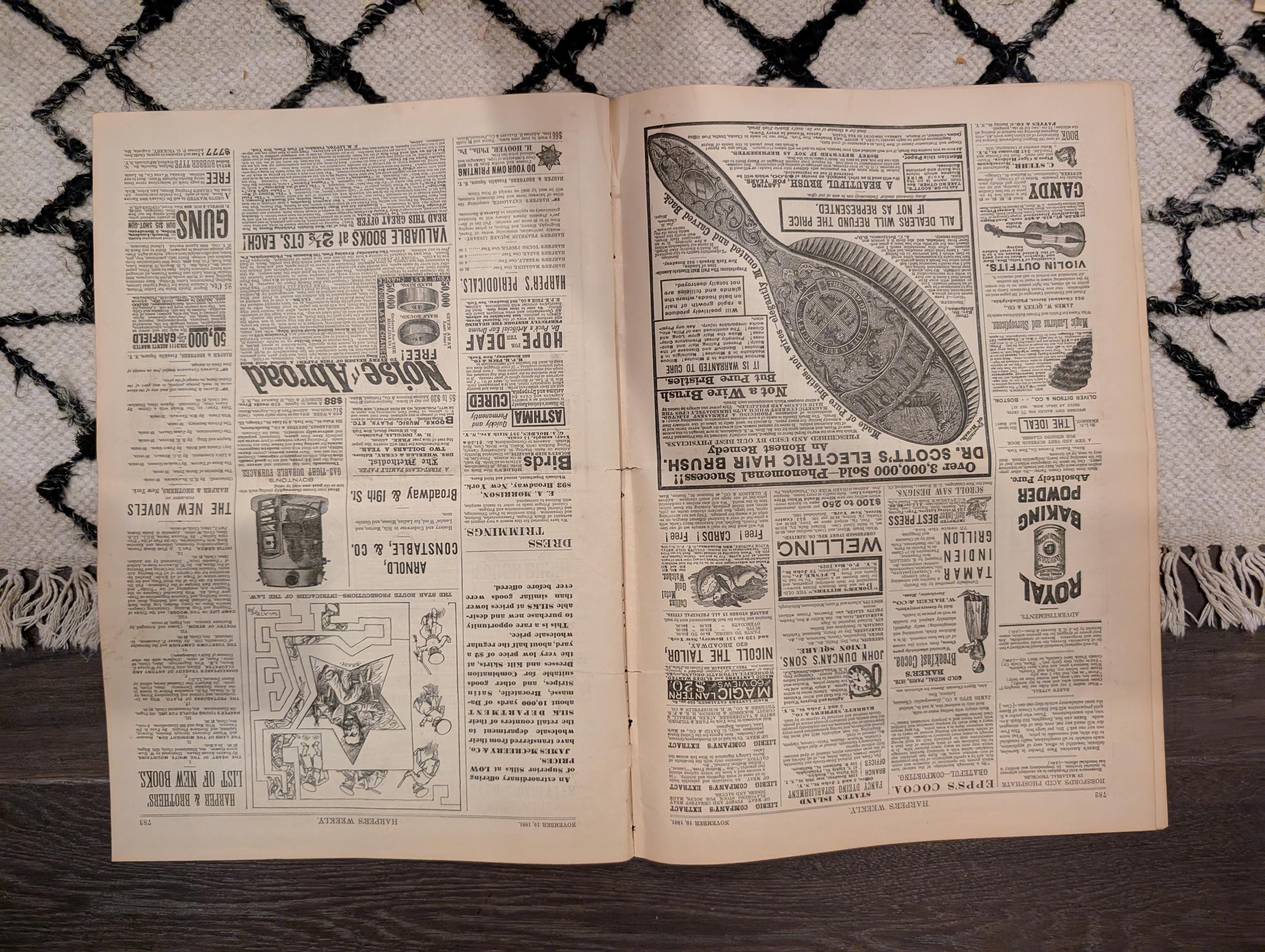 1881 America's Cup Race, Grand Street Tenement Disaster, Shore Shooting — Nov 19