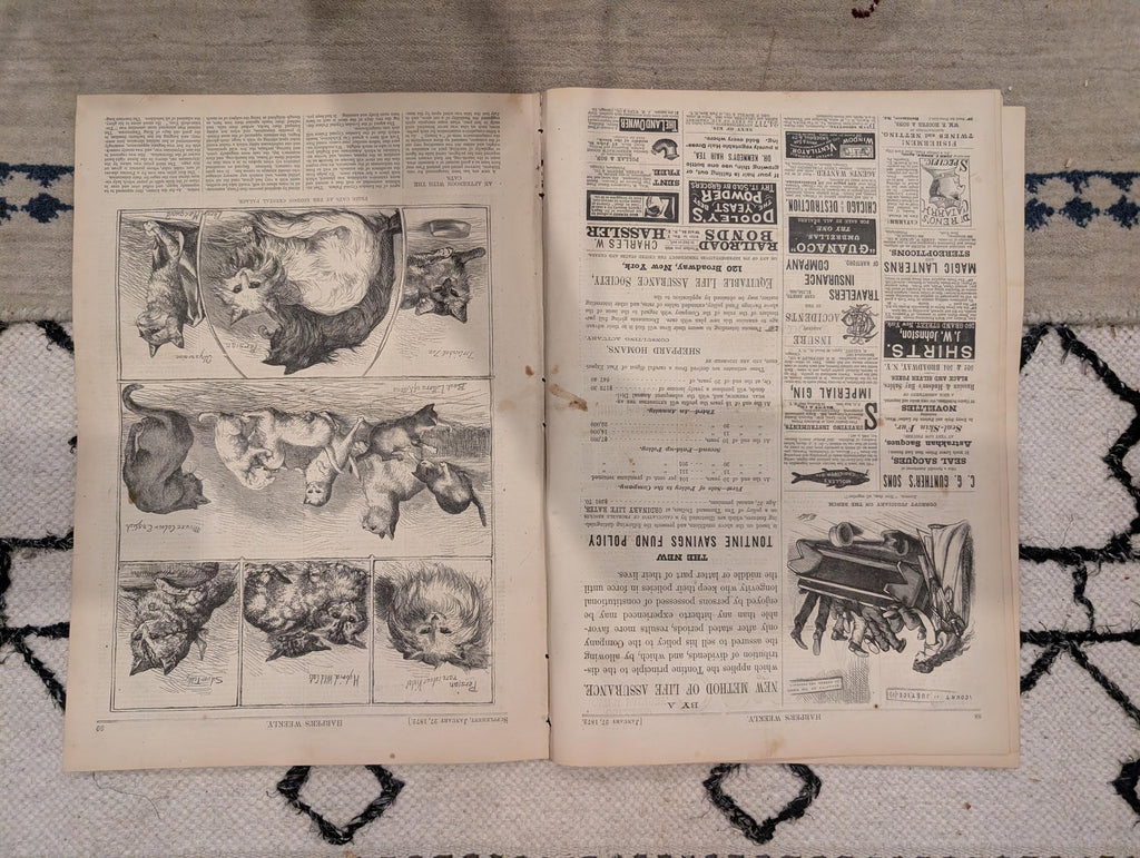 1872 Ku Klux Klan Harper's Weekly January 27 Mormons Brigham Young