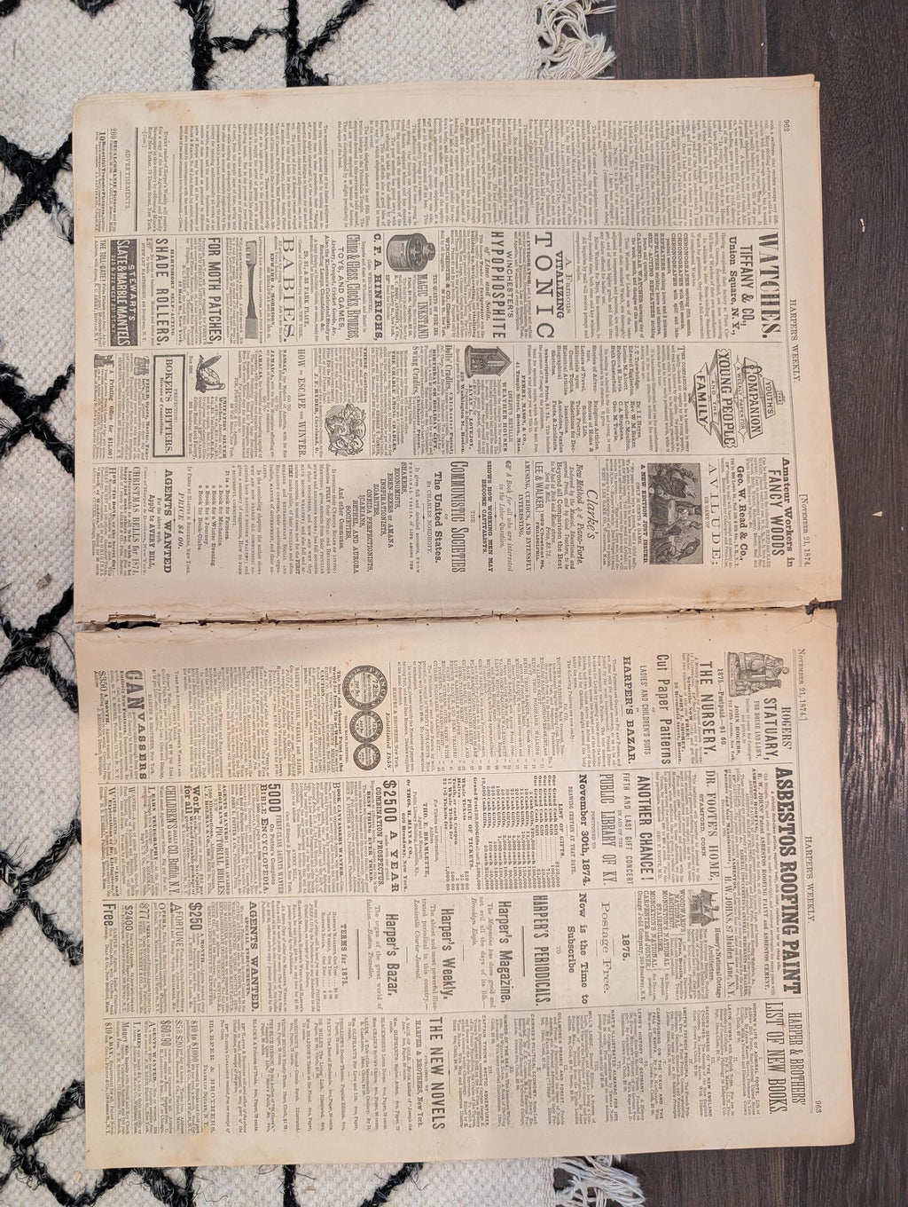 1874 Republican Elephant Nast, Tilden Governor, Family Lawyer — Nov 21